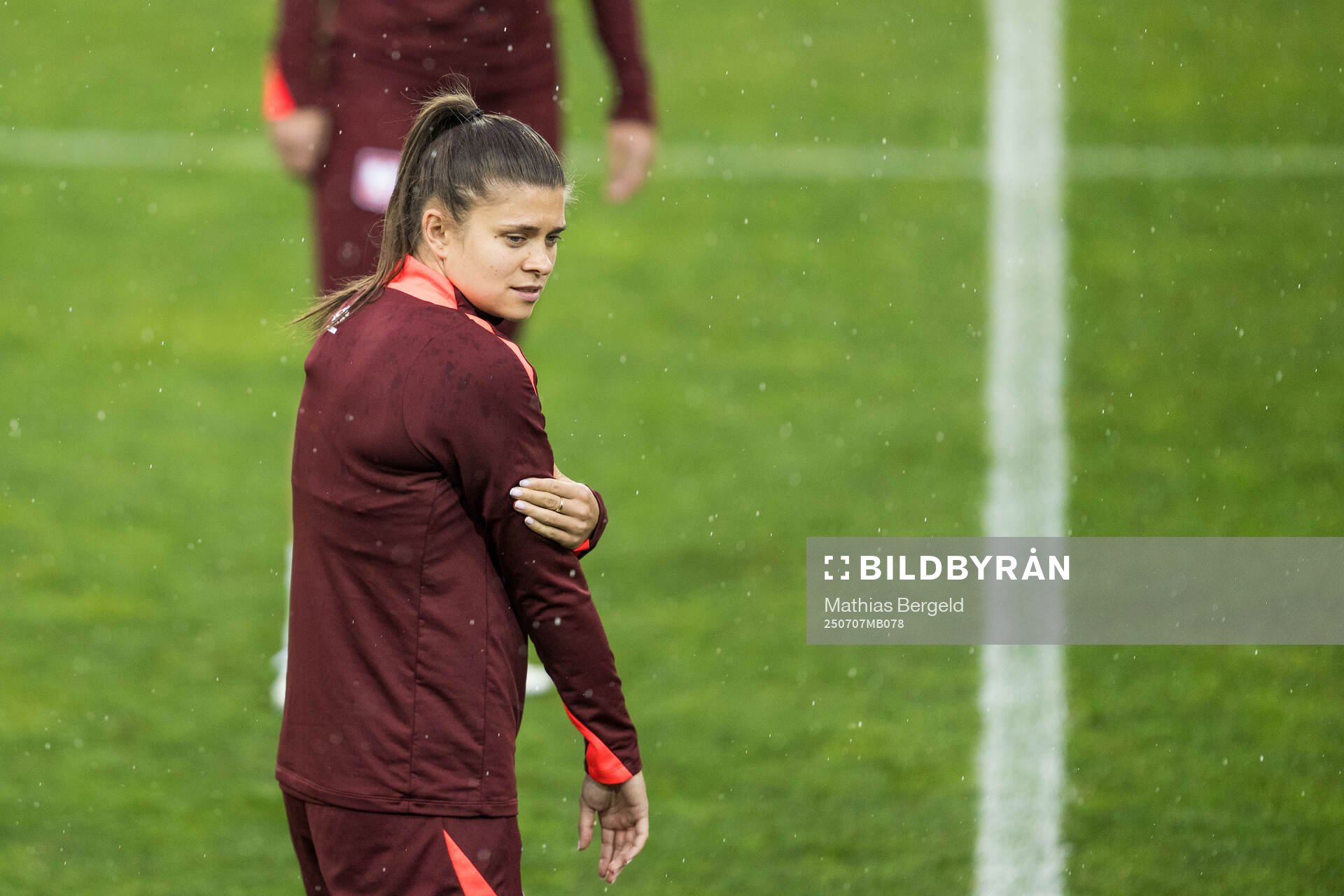 Ewa Pajor of the Polish women's national football team at a