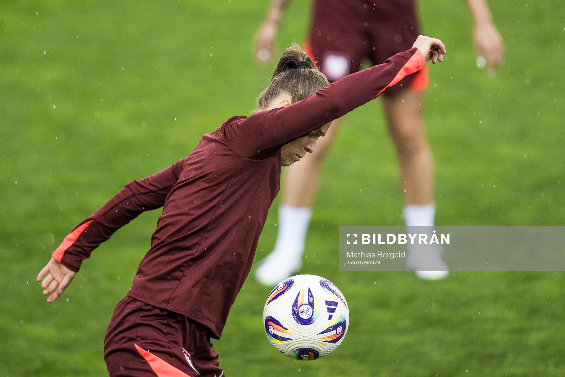 Ewa Pajor of the Polish women's national football team at a