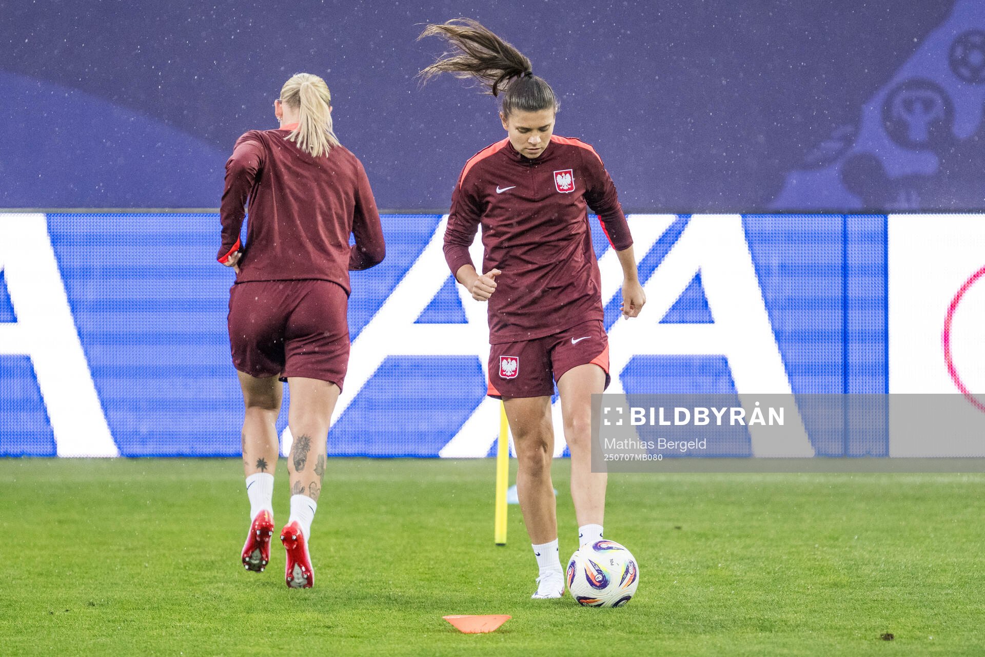 Ewa Pajor of the Polish women's national football team at a