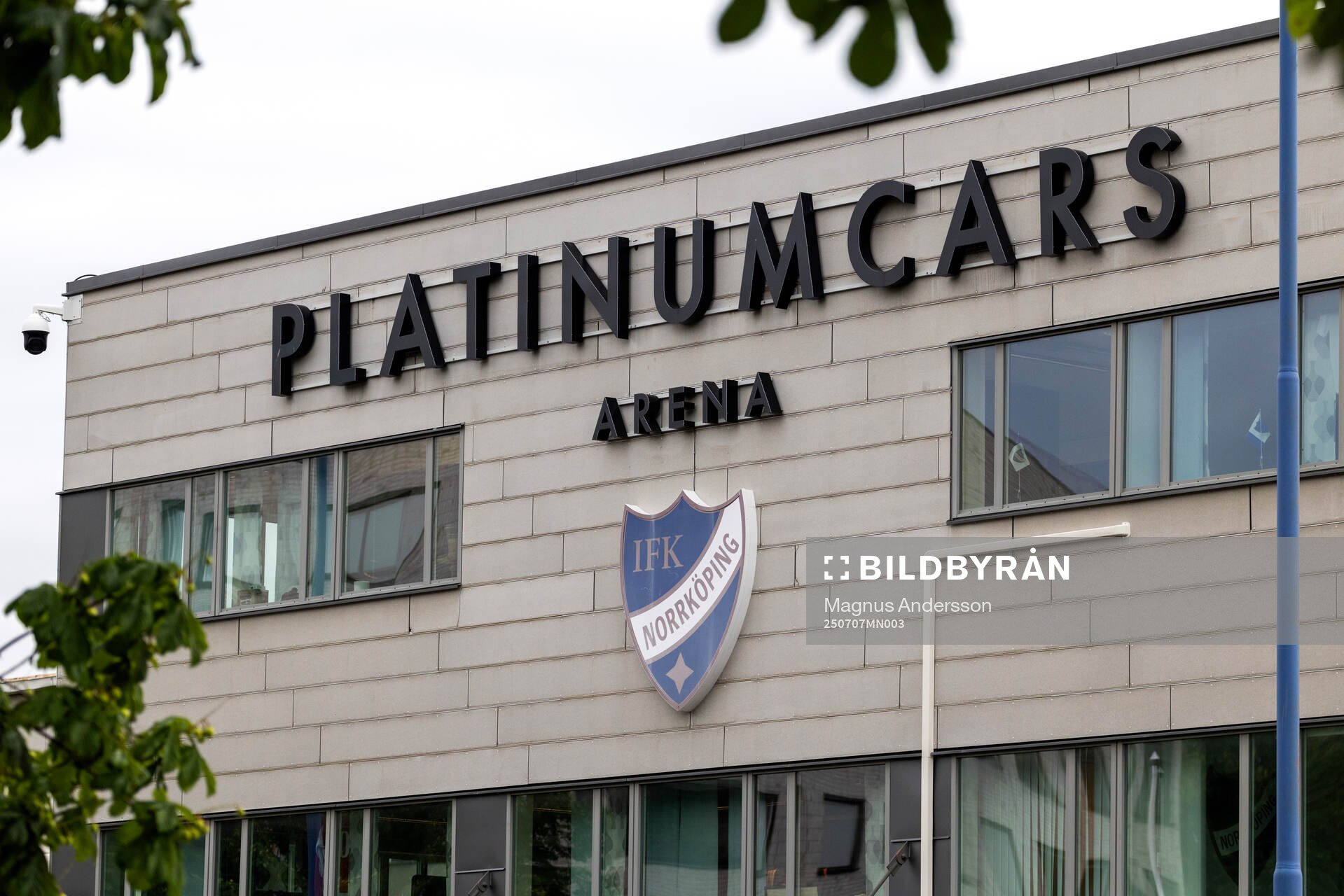 Exteriör vy av Platinumcars Arena