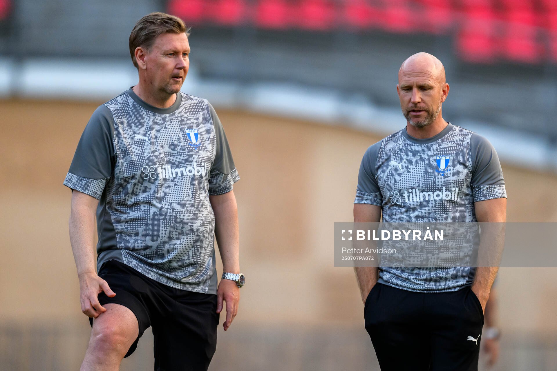 Assistant coach Peter Wettergren and Head coach Henrik