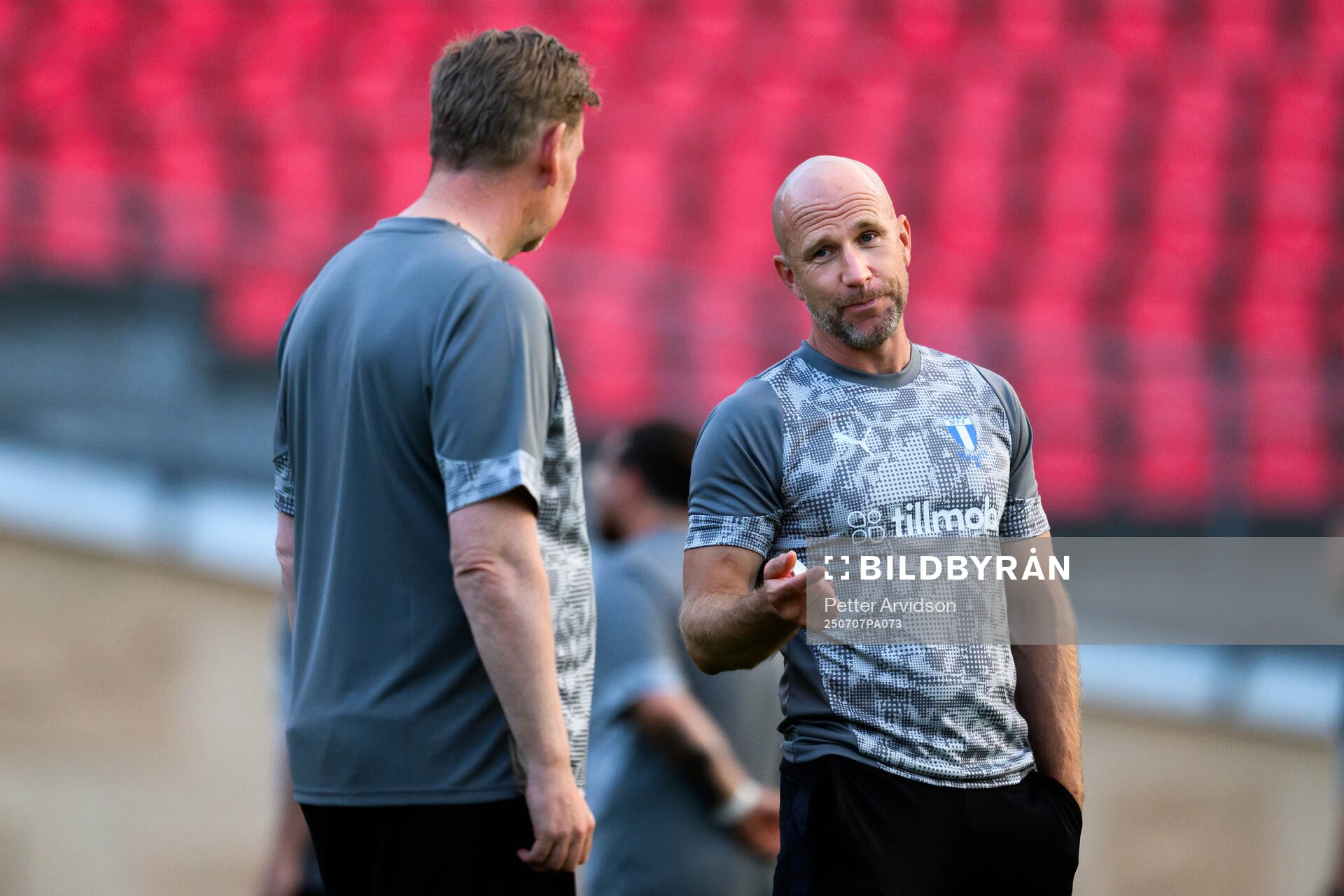 Assistant coach Peter Wettergren and Head coach Henrik