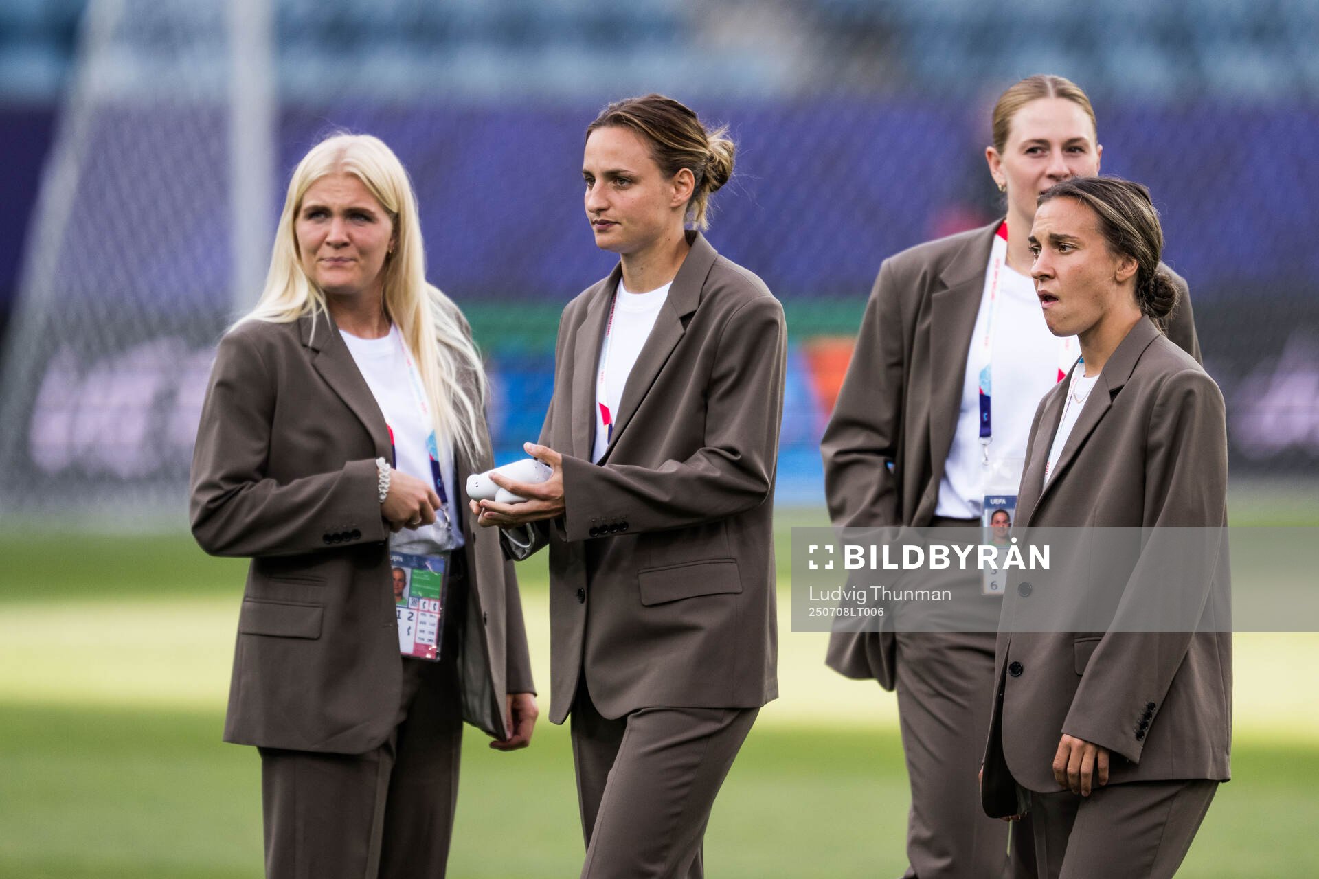 Goalkeeper Emma Holmgren, Nathalie Björn, goalkeeper Tove