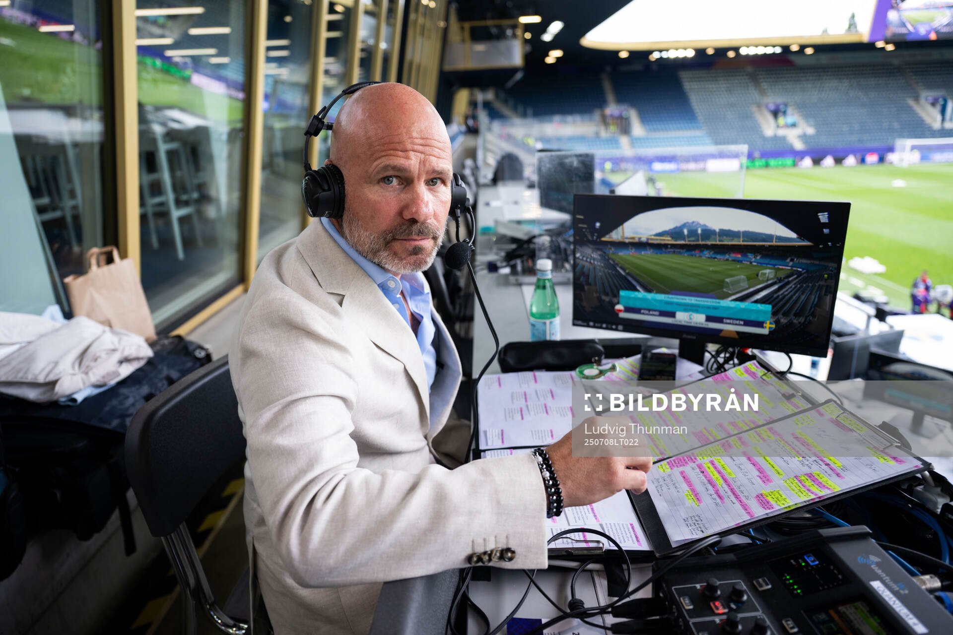 Viaplay commentator Claes Andersson