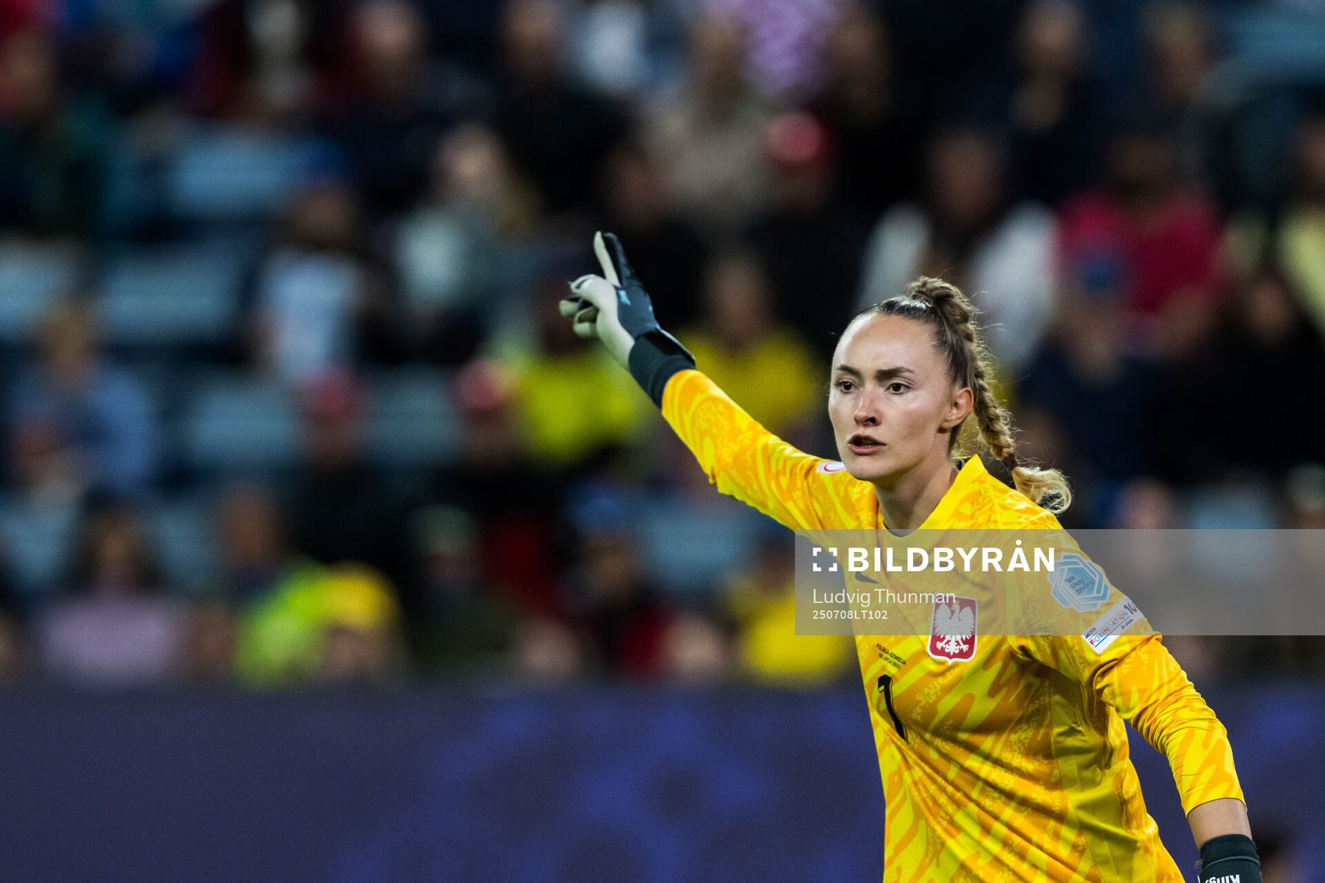 Goalkeeper Kinga Szemik of Poland