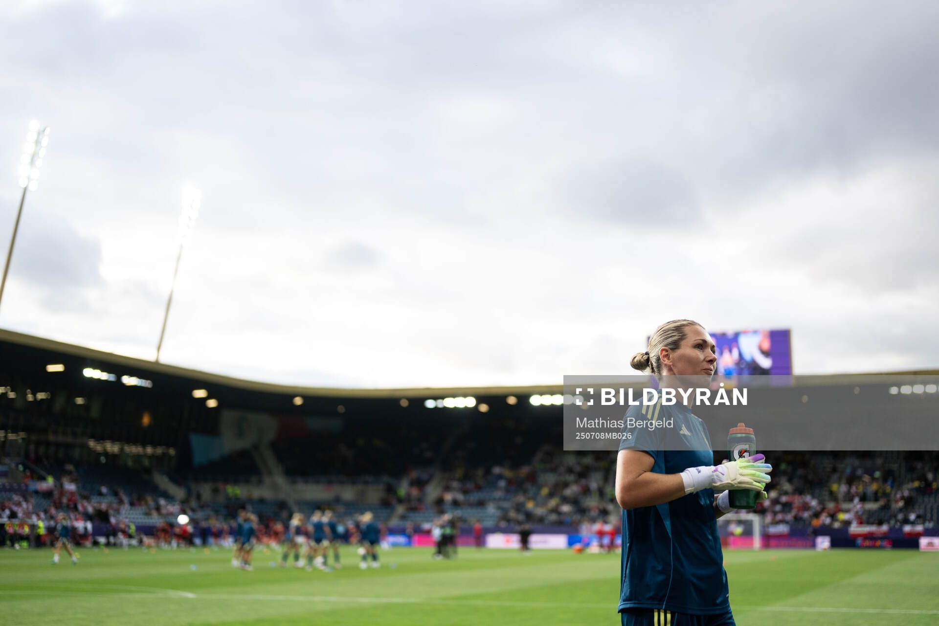 Goalkeeper Jennifer Falk of Sweden