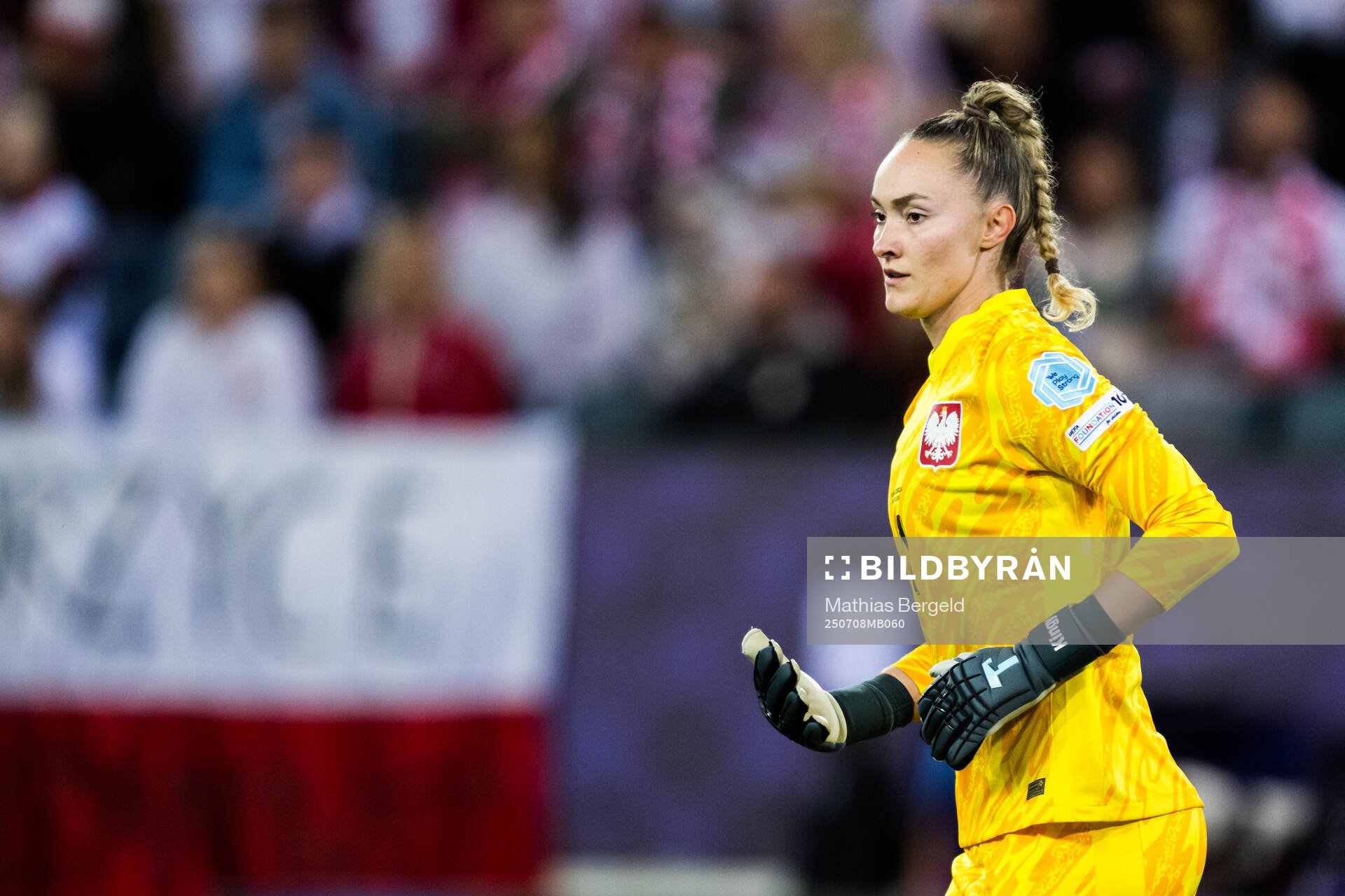 Goalkeeper Kinga Szemik of Poland