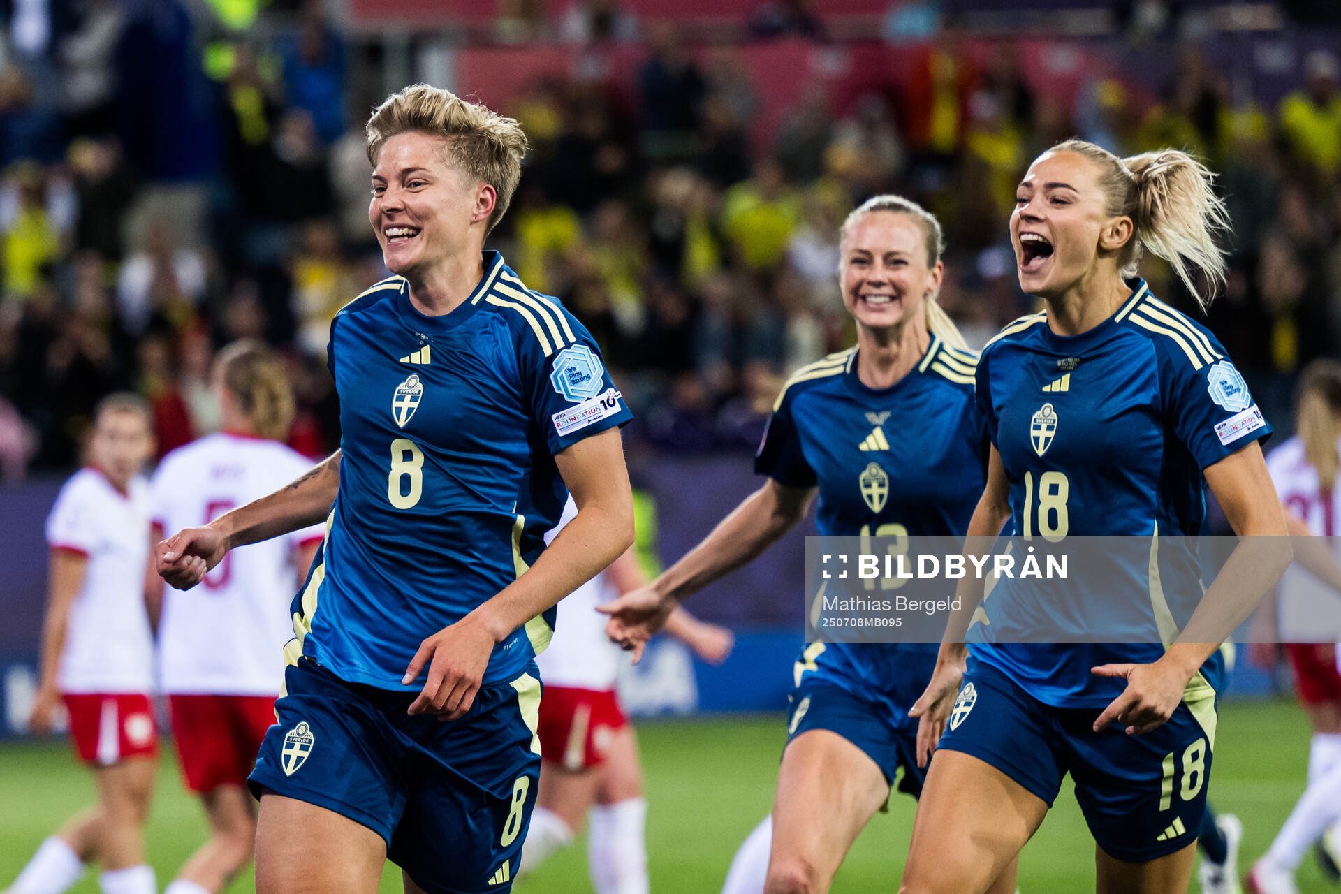 during the UEFA Women's Euro 2025 group stage football