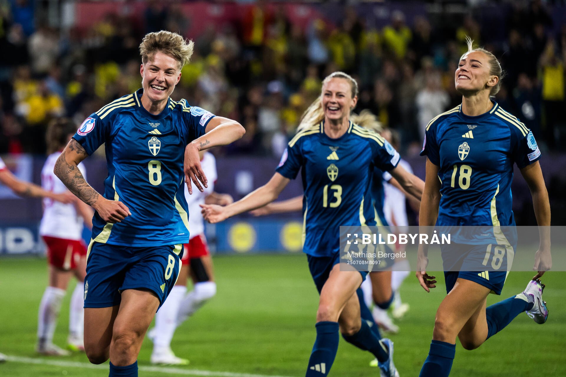 during the UEFA Women's Euro 2025 group stage football