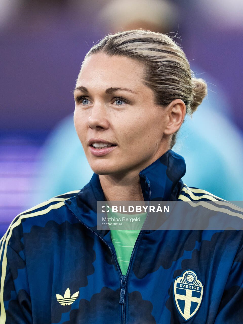 Goalkeeper Jennifer Falk of Sweden