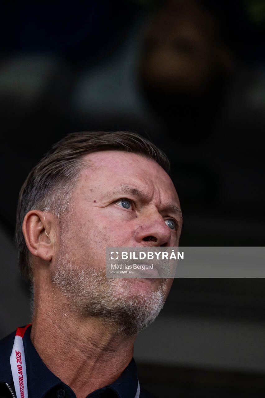 Head coach Peter Gerhardsson of Sweden