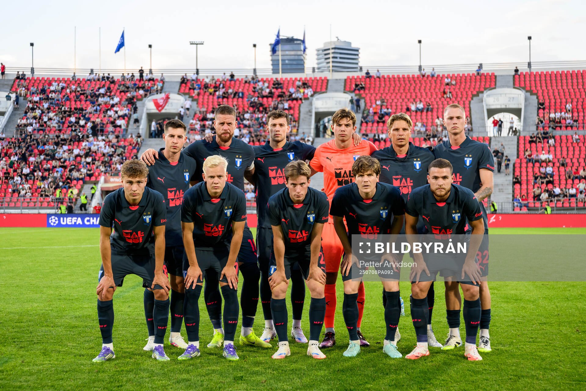 The starting eleven of Malmö FF