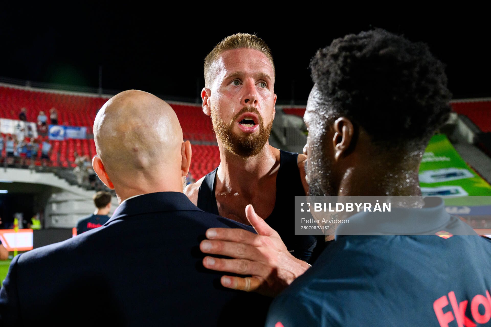 Henrik Rydström, Pontus Jansson, and Emmanuel Ekong of