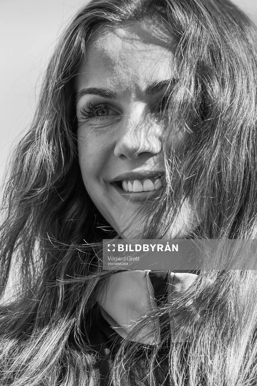 Tuva Hansen of the Norwegian women's national football team