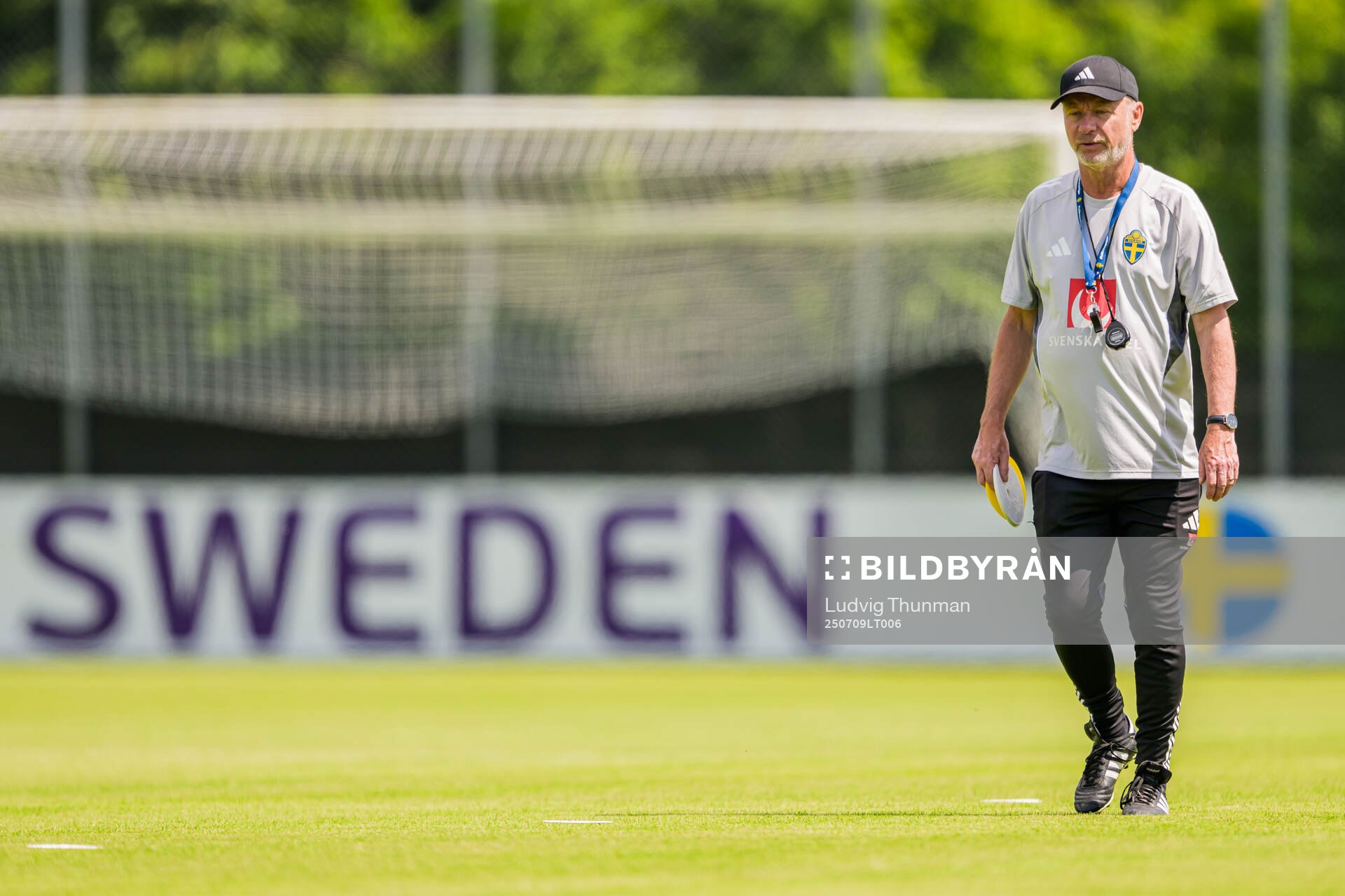 Head coach Peter Gerhardsson of the Swedish women's