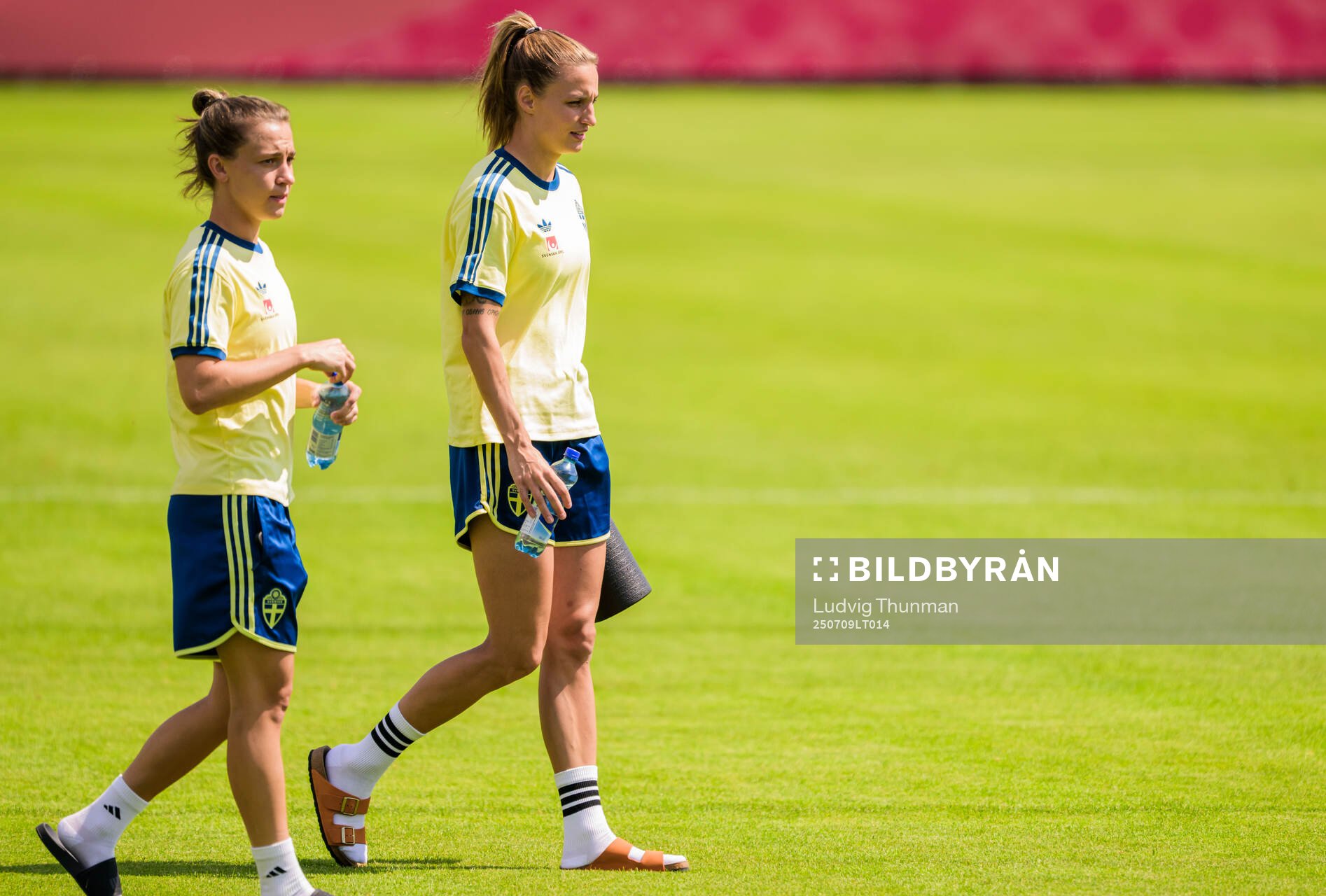 Julia Zigiotti Olme and Nathalie Björn of the Swedish