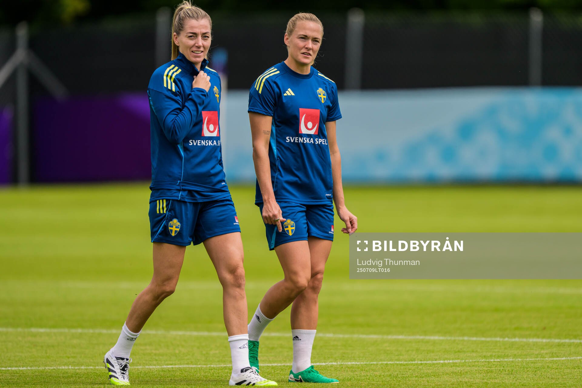 Linda Sembrant and Magdalena Eriksson of the Swedish