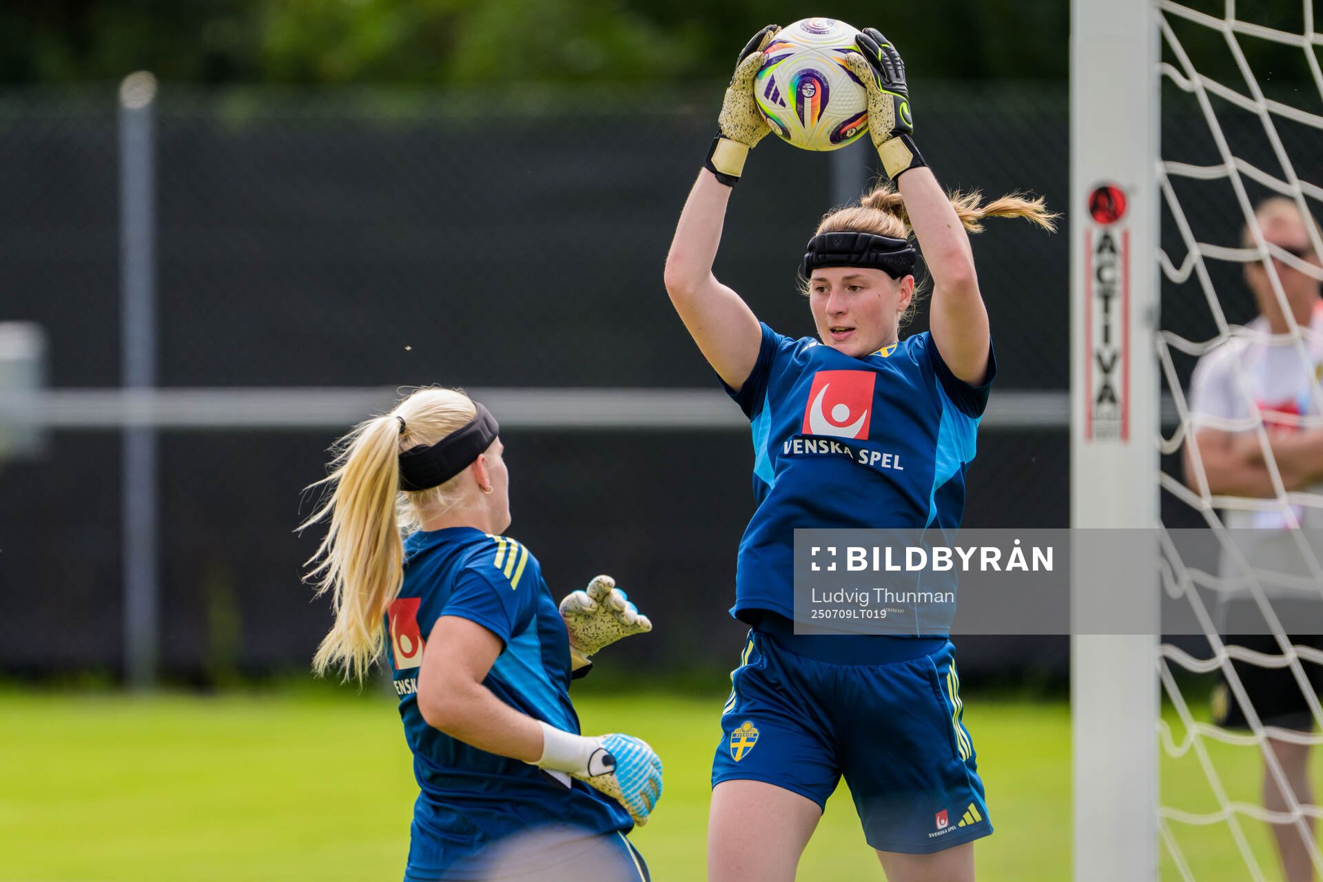 Goalkeeper Tove Enblom of the Swedish women's national