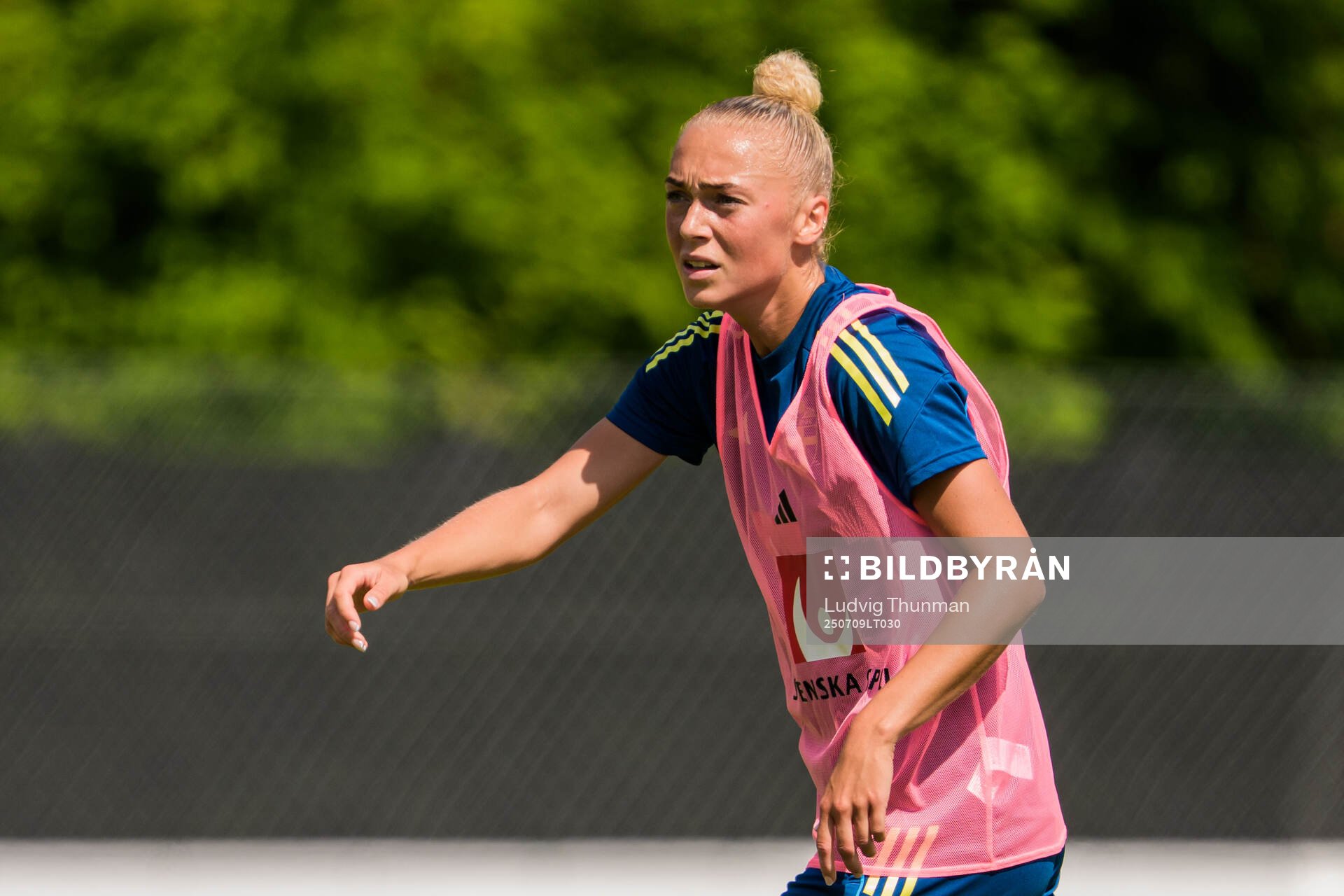Hanna Bennison of the Swedish women's national football