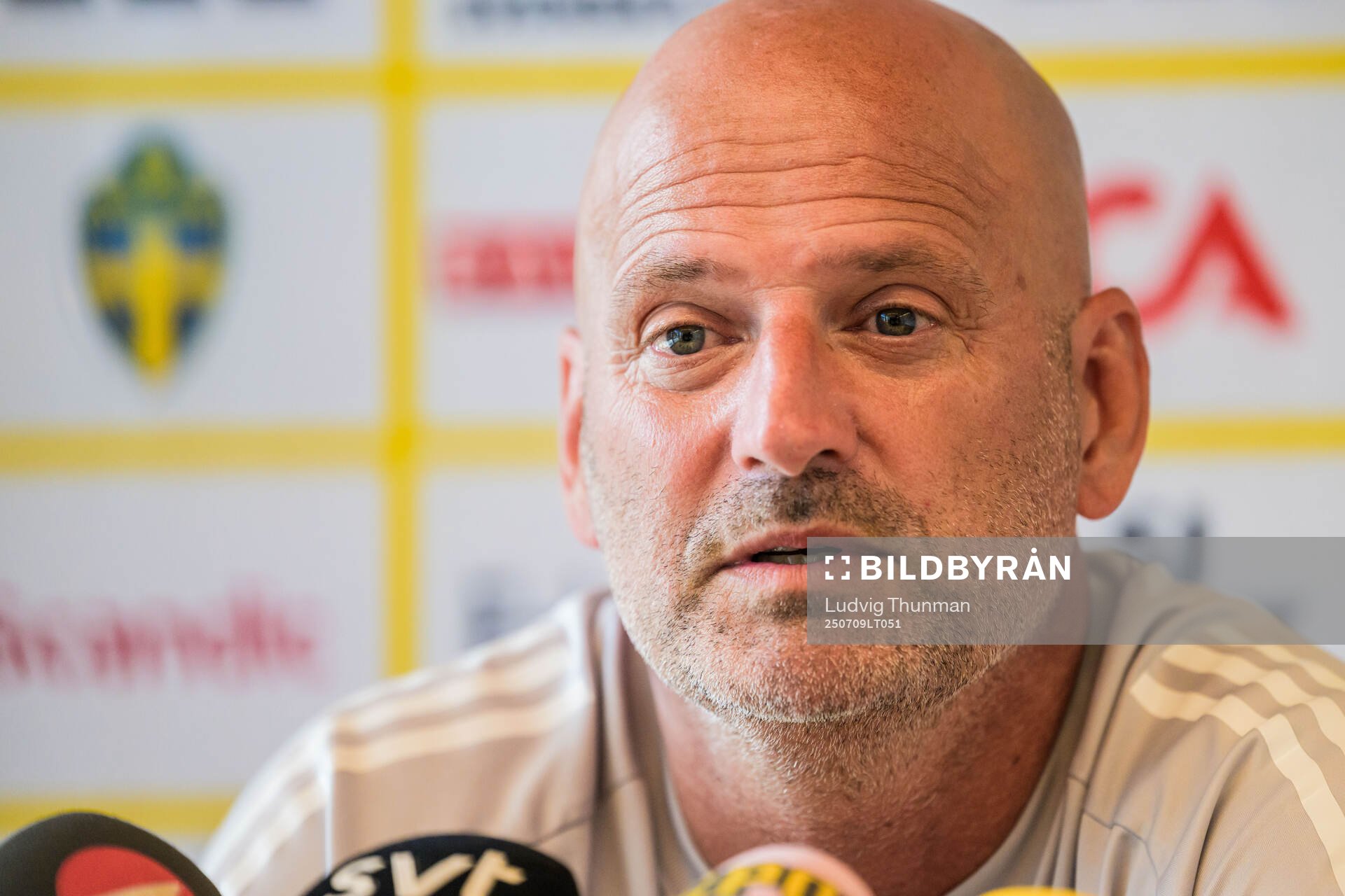 Assistant coach Magnus Wikman of the Swedish women's