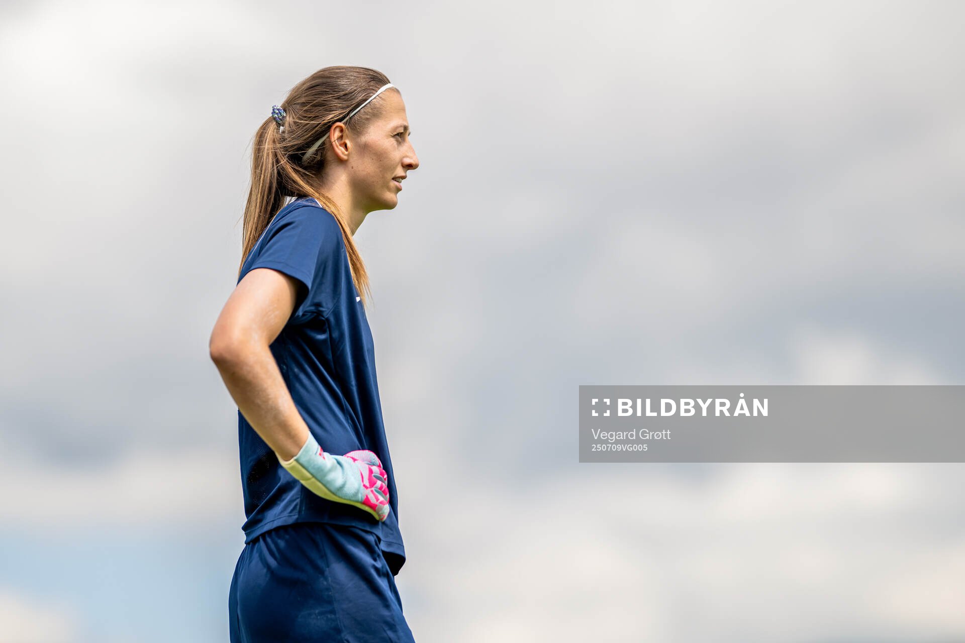 Goalkeeper Cecilie Fiskerstrand of the Norwegian women's