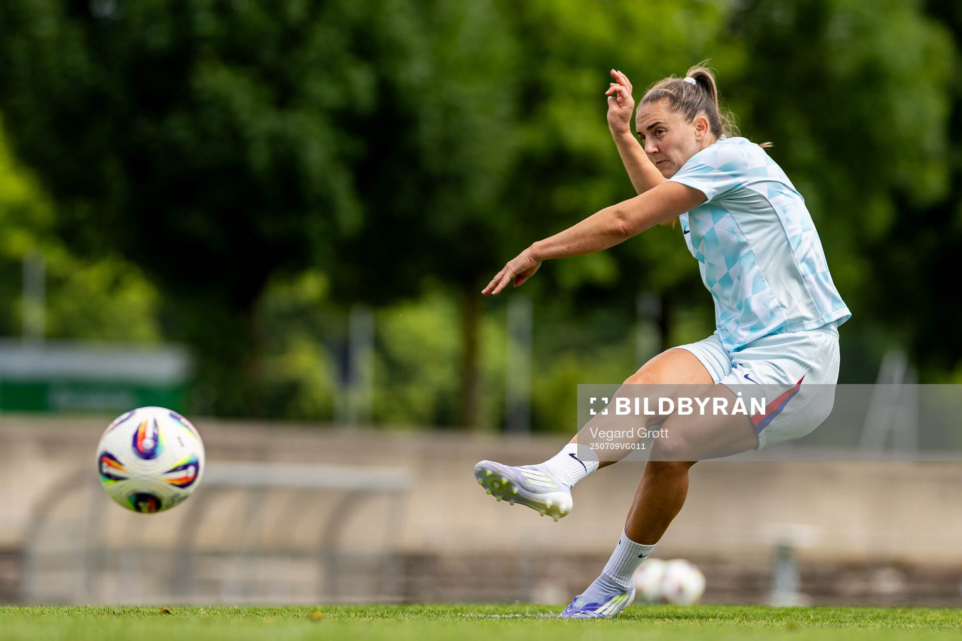 Vilde Bøe Risa of the Norwegian women's national football