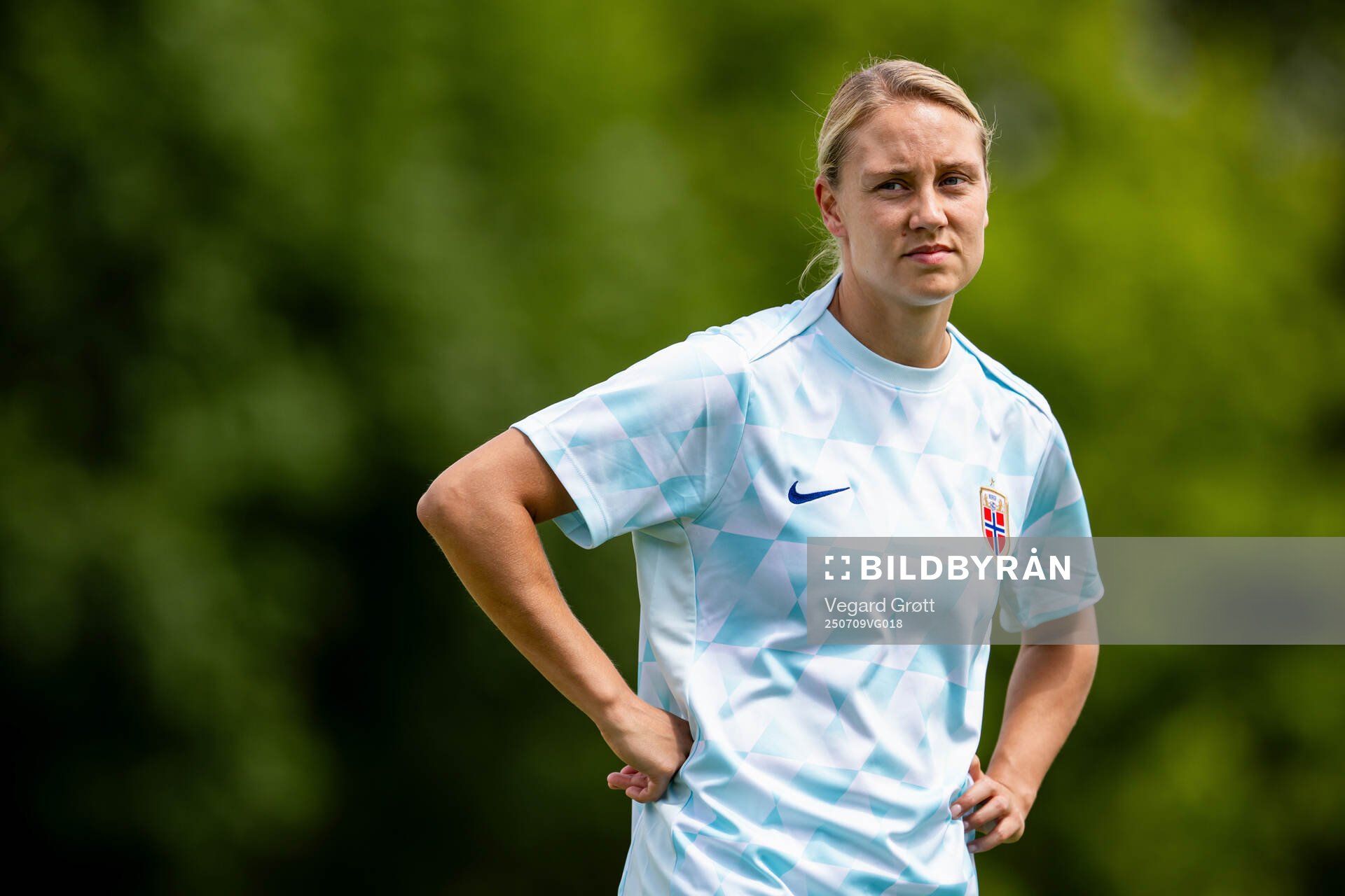 Lisa Naalsund of the Norwegian women's national football