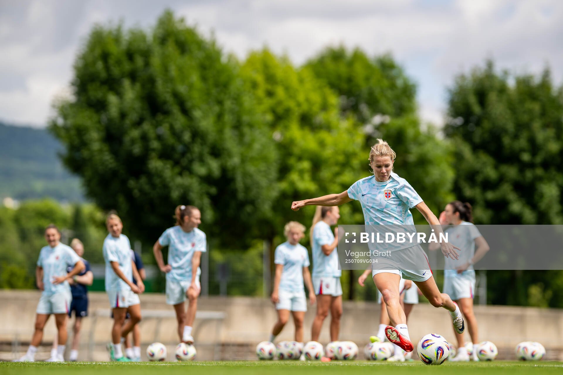 Ada Hegerberg of the Norwegian women's national football