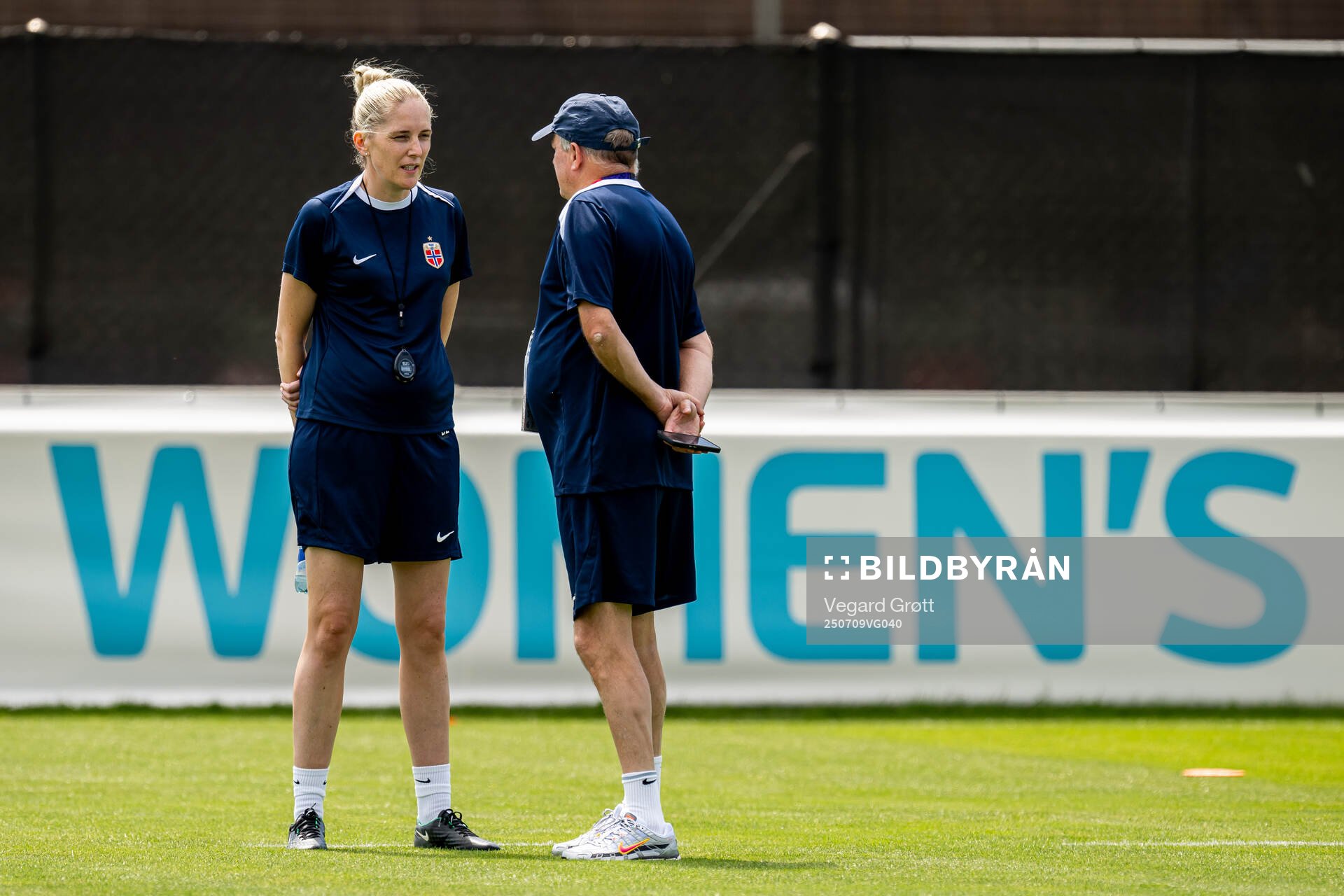 Gemma Grainger, head coach of the Norwegian women's