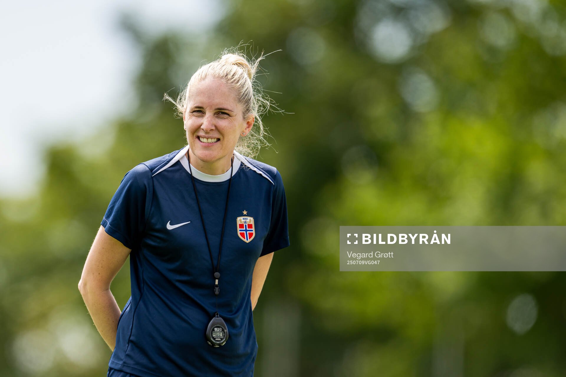 Gemma Grainger, head coach of the Norwegian women's
