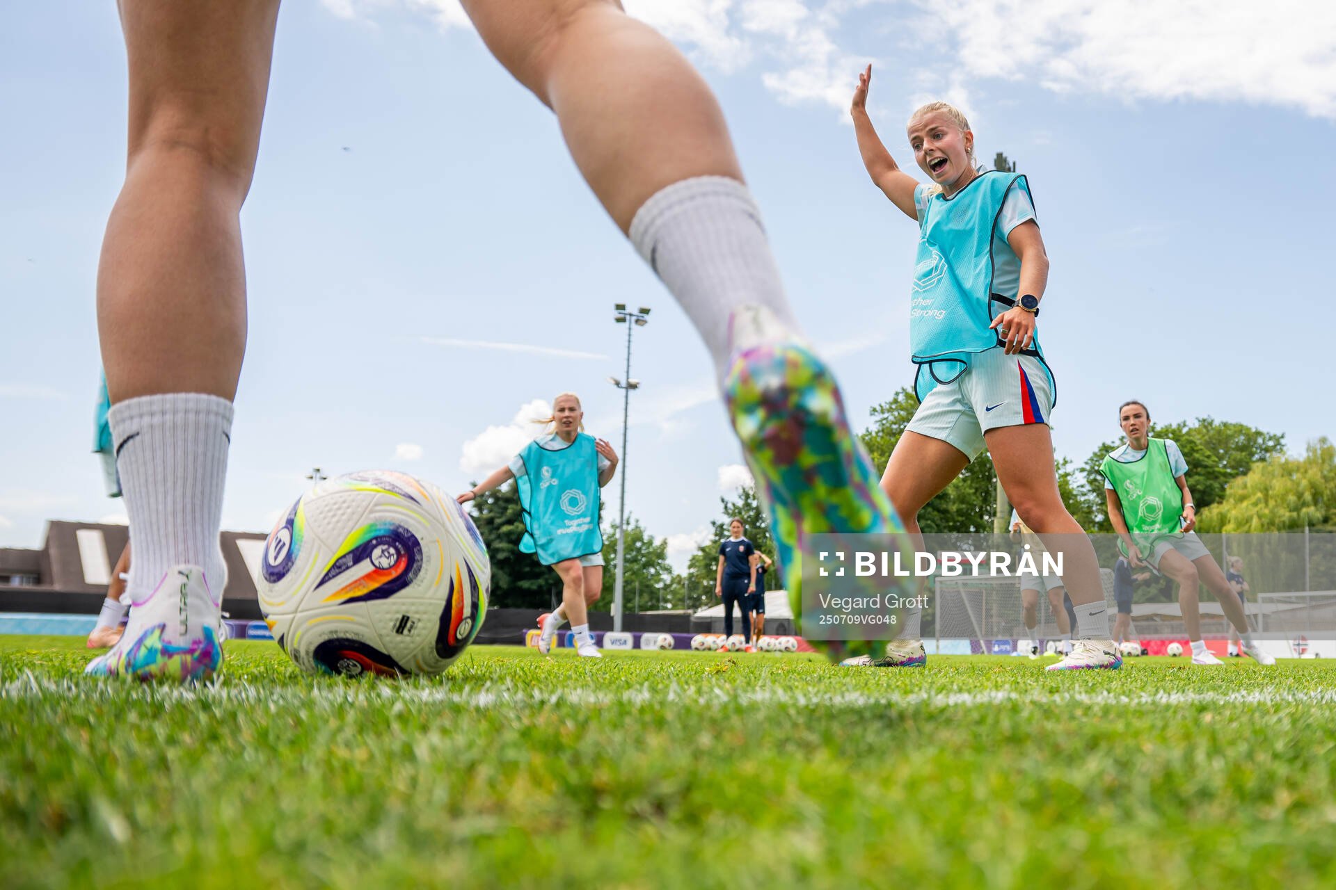 Emilie Woldvik of the Norwegian women's national football