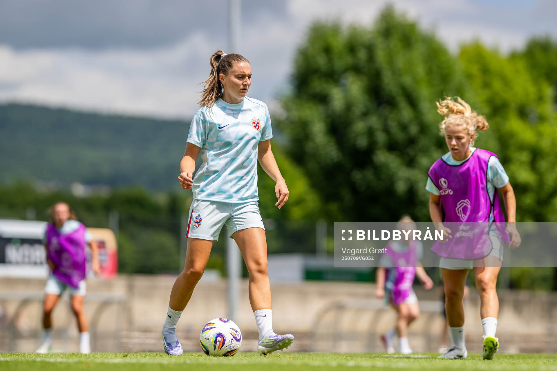 Vilde Bøe Risa of the Norwegian women's national football