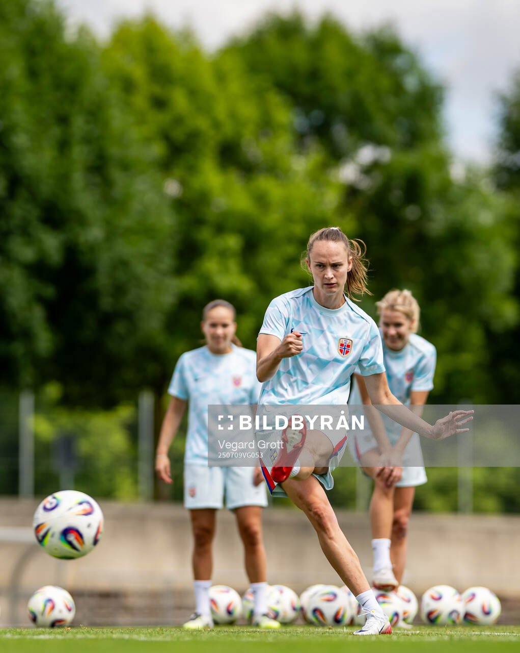 Caroline Graham Hansen of the Norwegian women's national