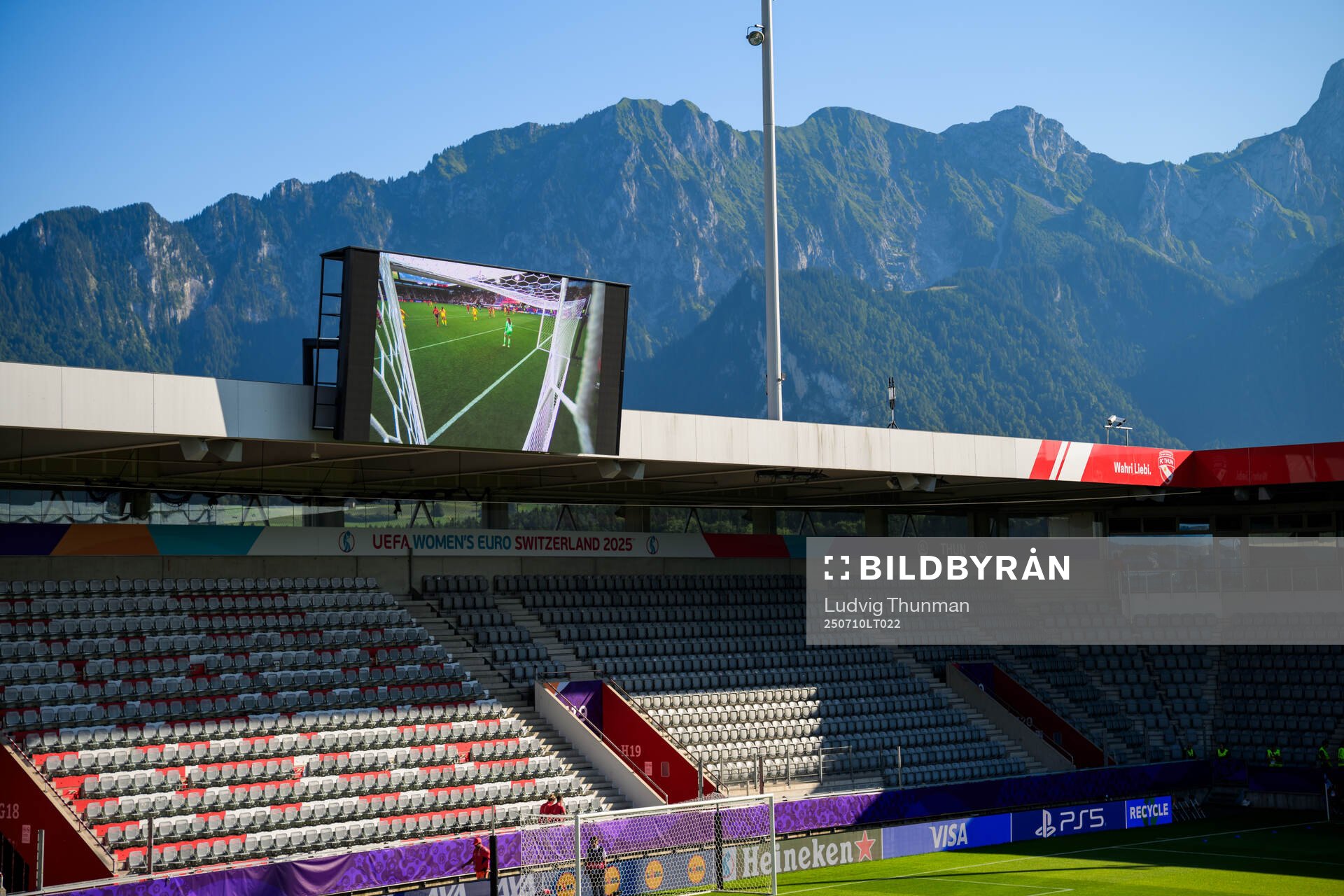 General view of Stockhorn Arena (Thun Arena)