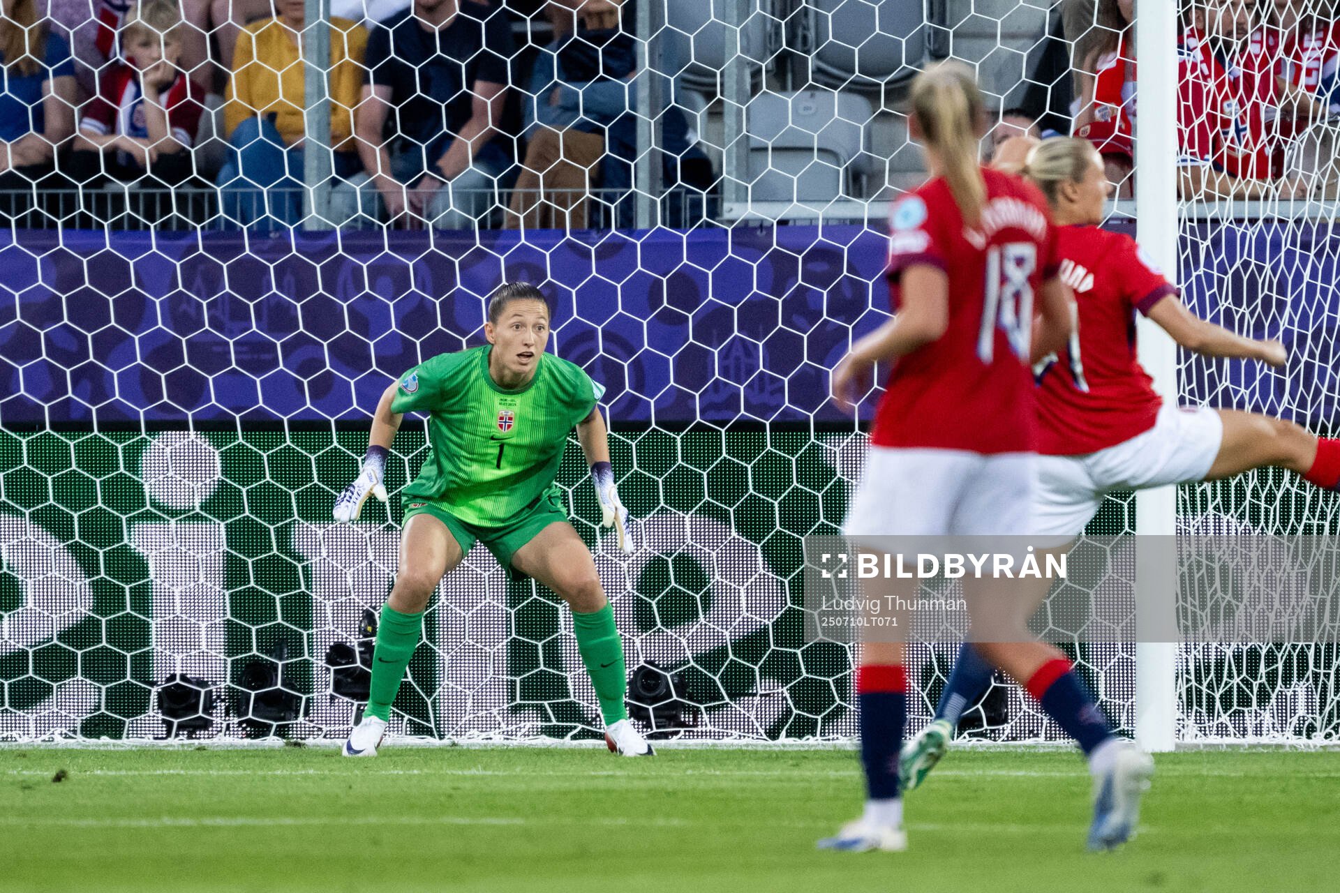 Goalkeeper Cecilie Fiskerstrand of Norway