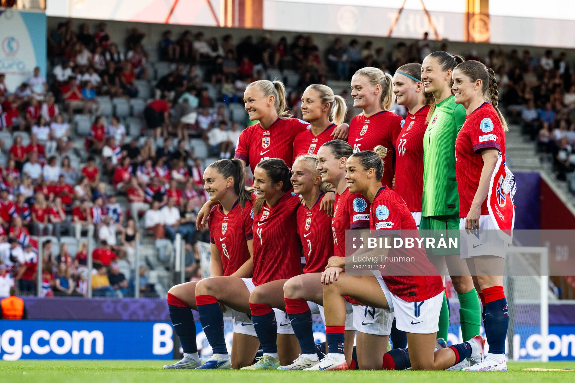 The starting eleven of Norway
