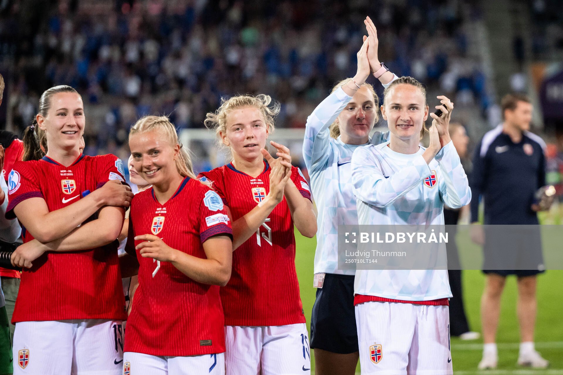 Elisabeth Terland, Emilie Woldvik, Justine Kielland and