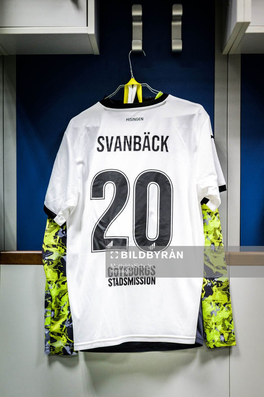The kit Adrian Svanbäck of Häcken