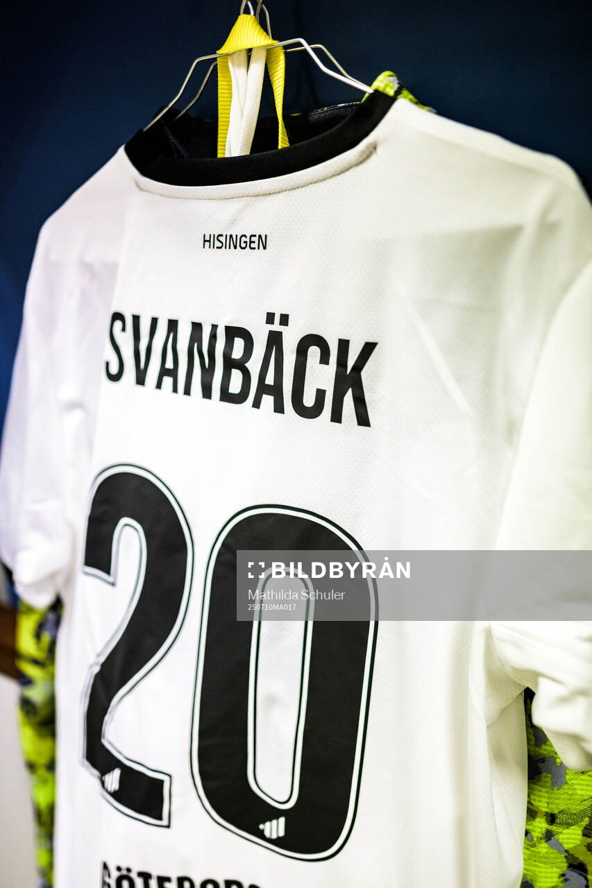 The kit Adrian Svanbäck of Häcken