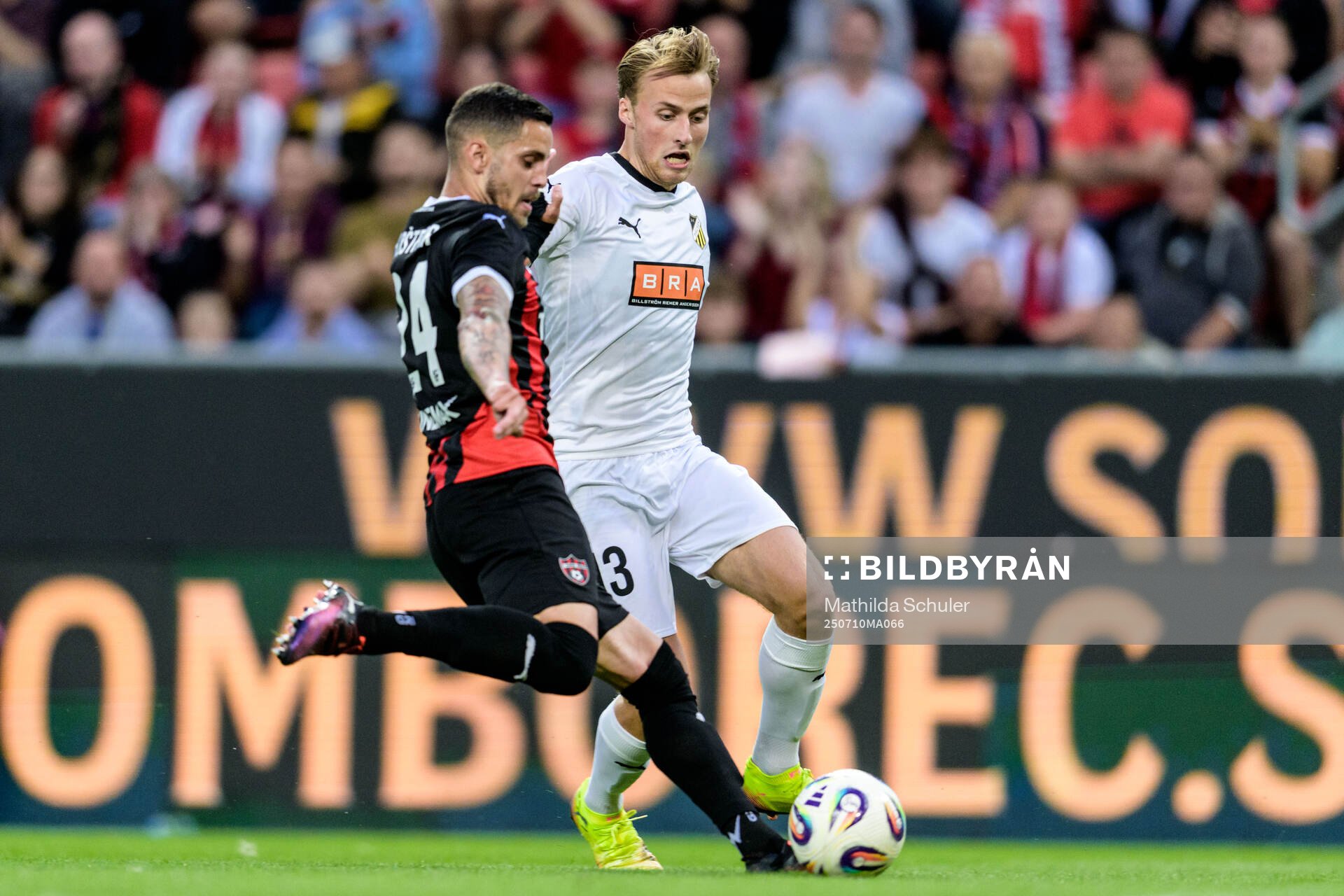 Kristian Kostrna of Spartak Trnava and Sigge Jansson of