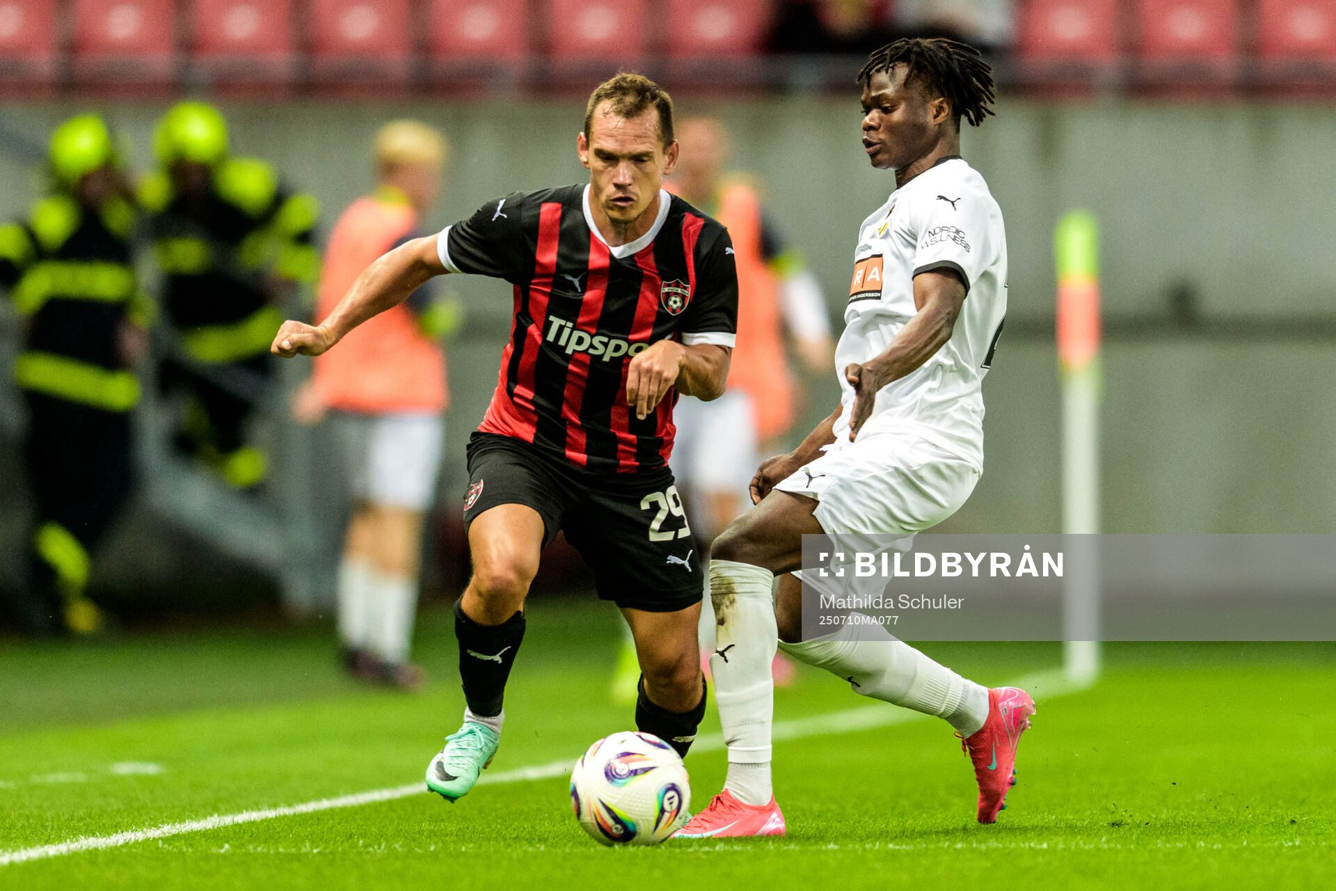 Martin Mikovic of Spartak Trnava and Severin Nioule of
