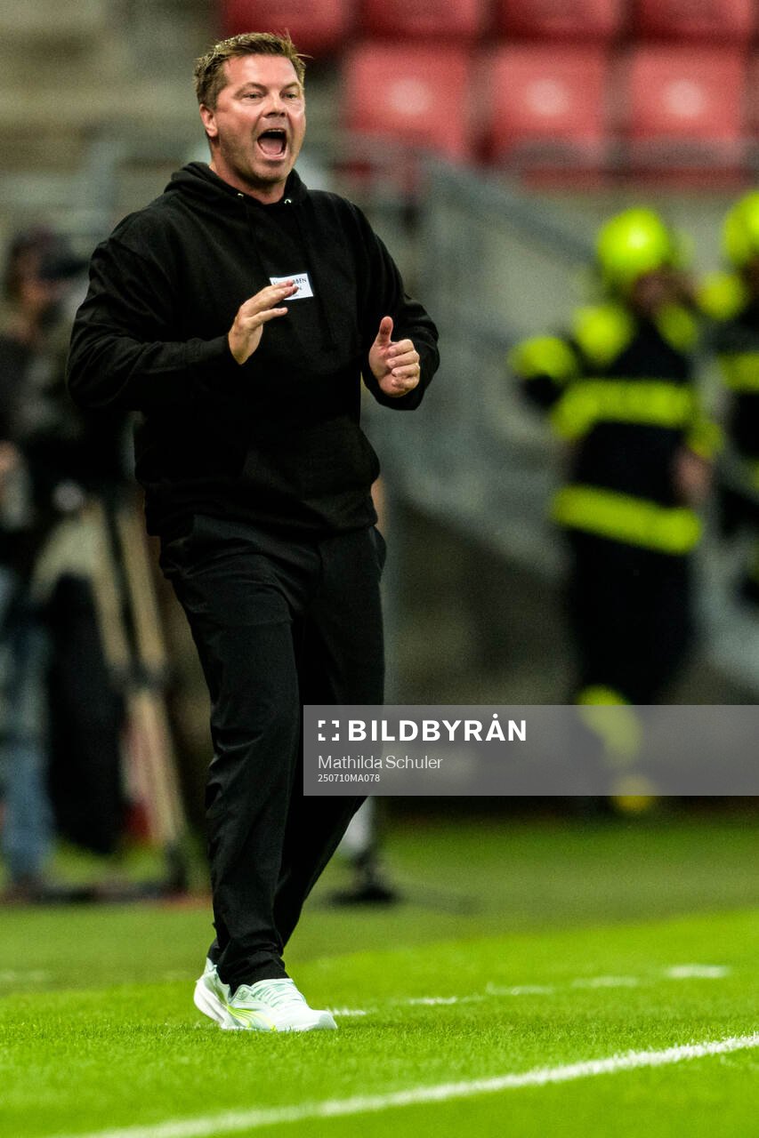 Coach Jens Gustafsson of Häcken