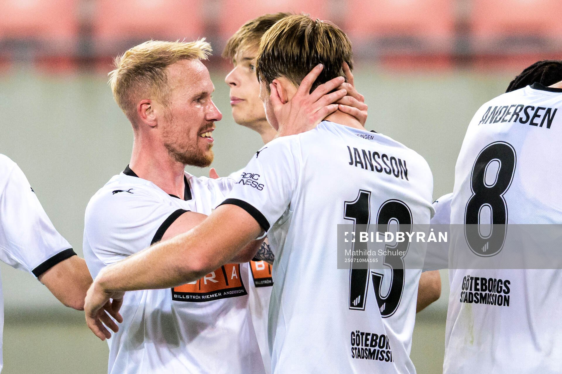 Mikkel Rygaard Jensen and Sigge Jansson of Häcken