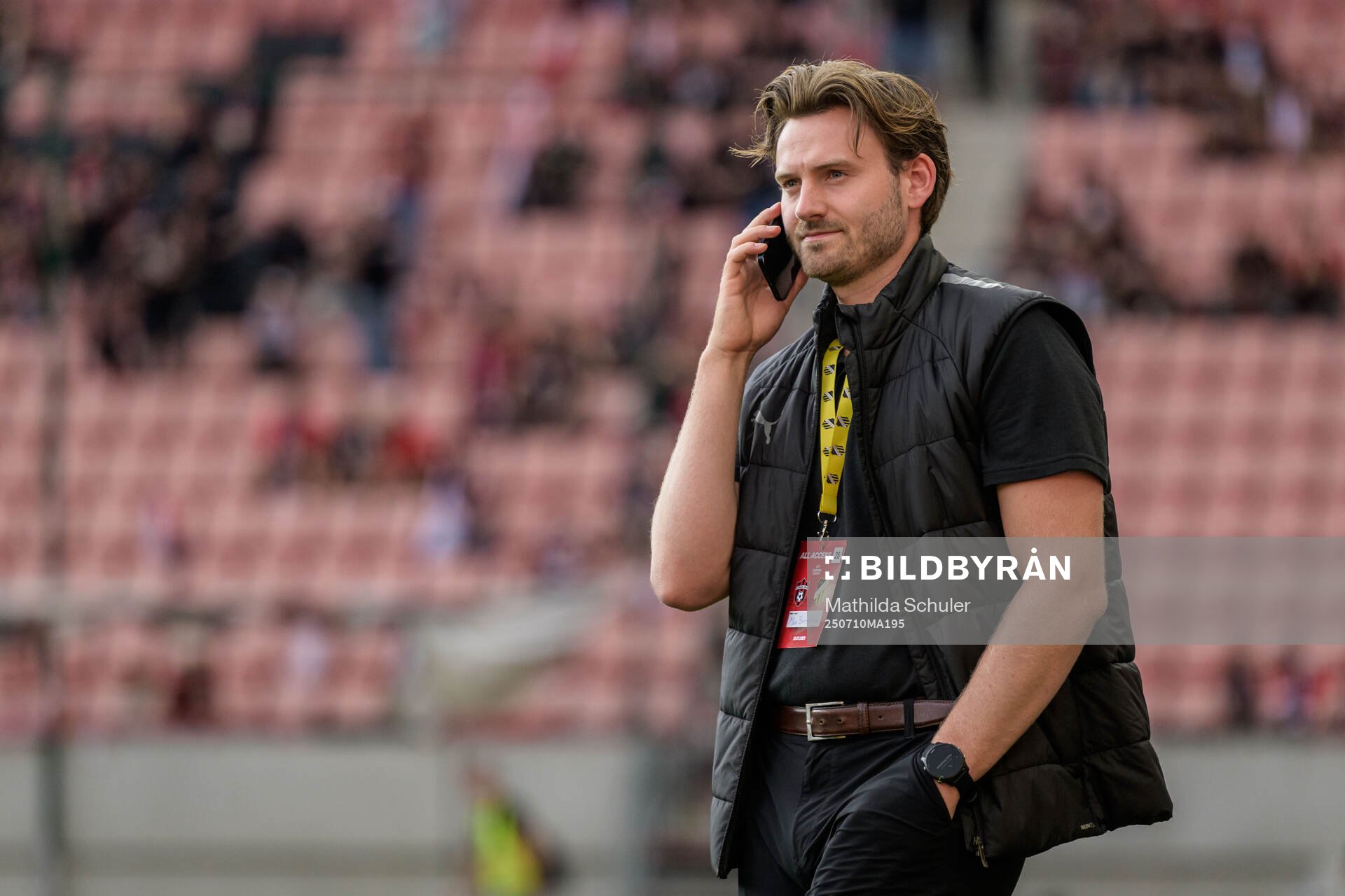 Sports coordinator Max Bergstrand of Häcken