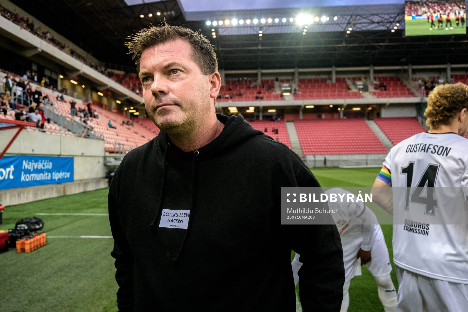 Coach Jens Gustafsson of Häcken