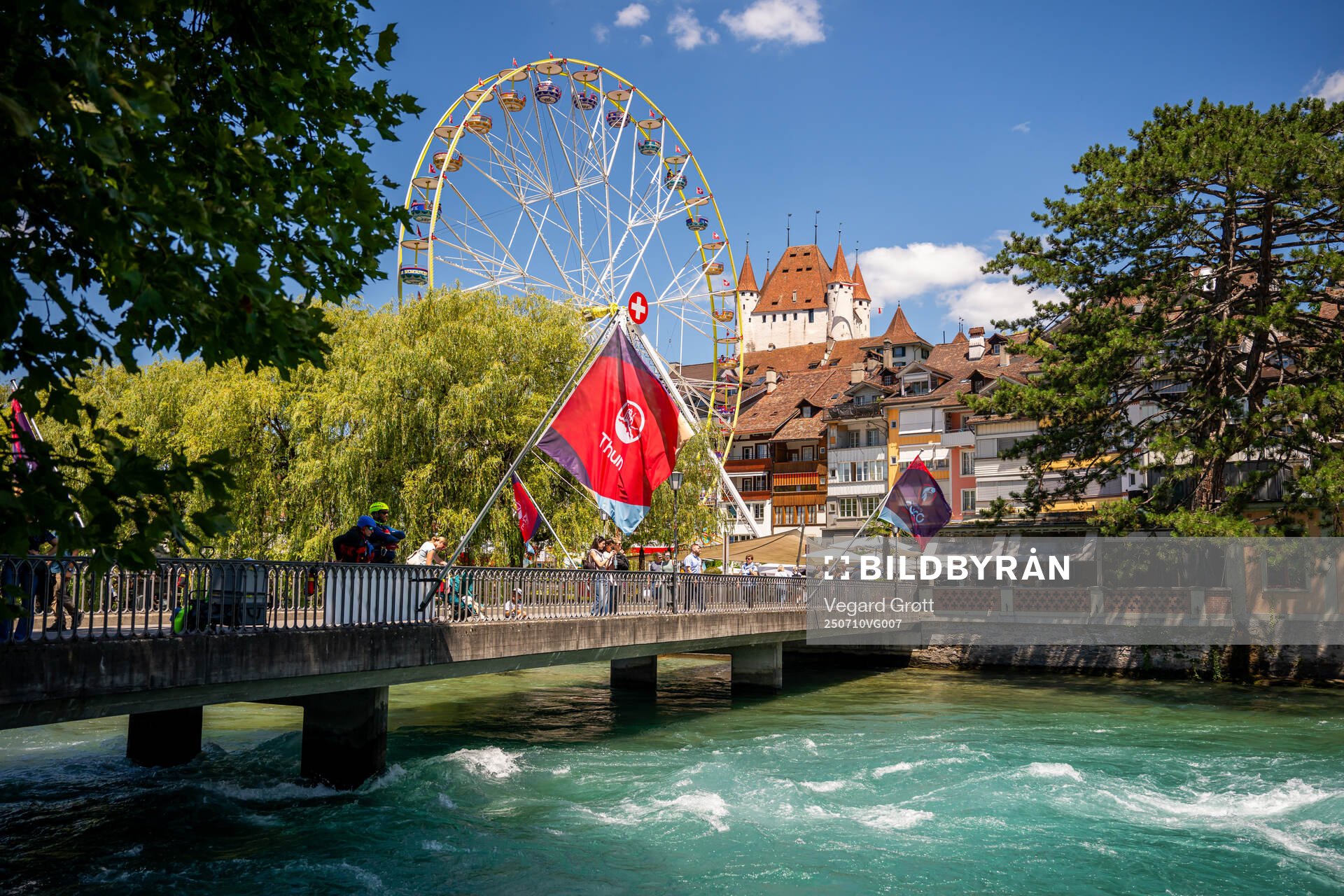 General view of Thun city center