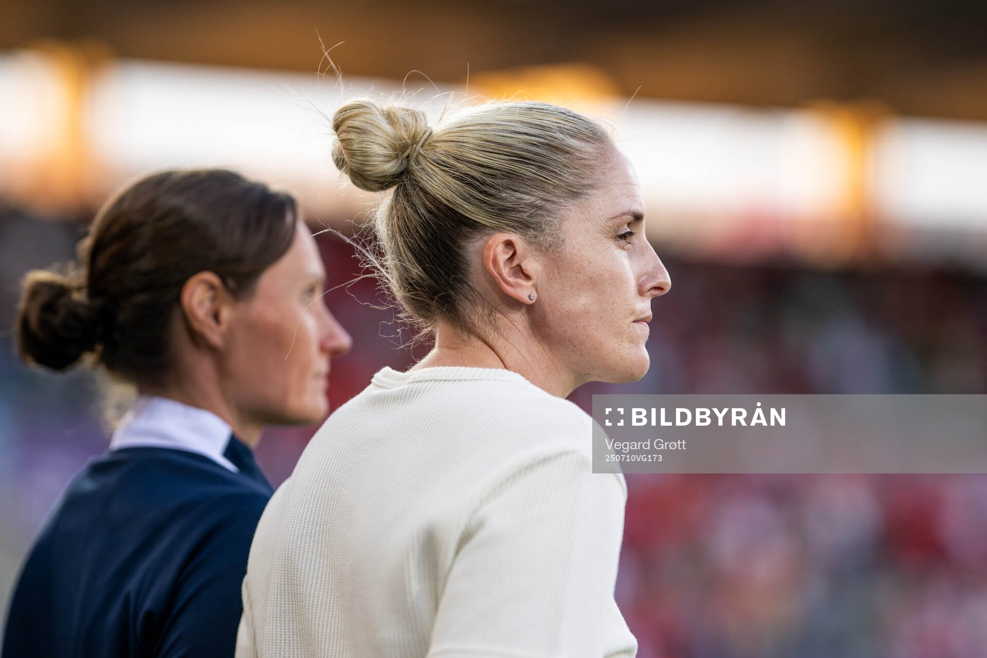 Assistant coach Ingvild Stensland and head coach Gemma
