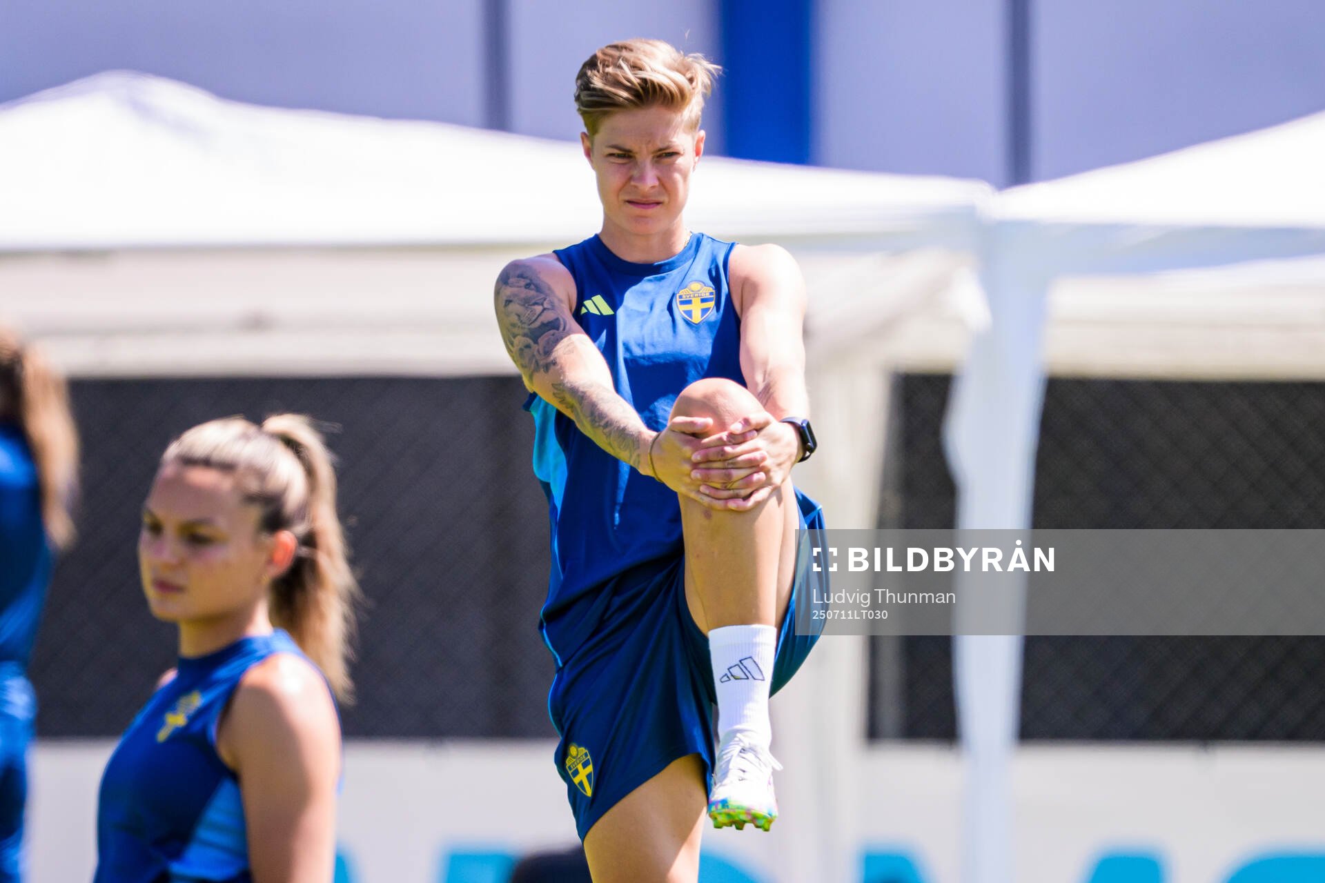 Lina Hurtig of the Swedish women's national football team