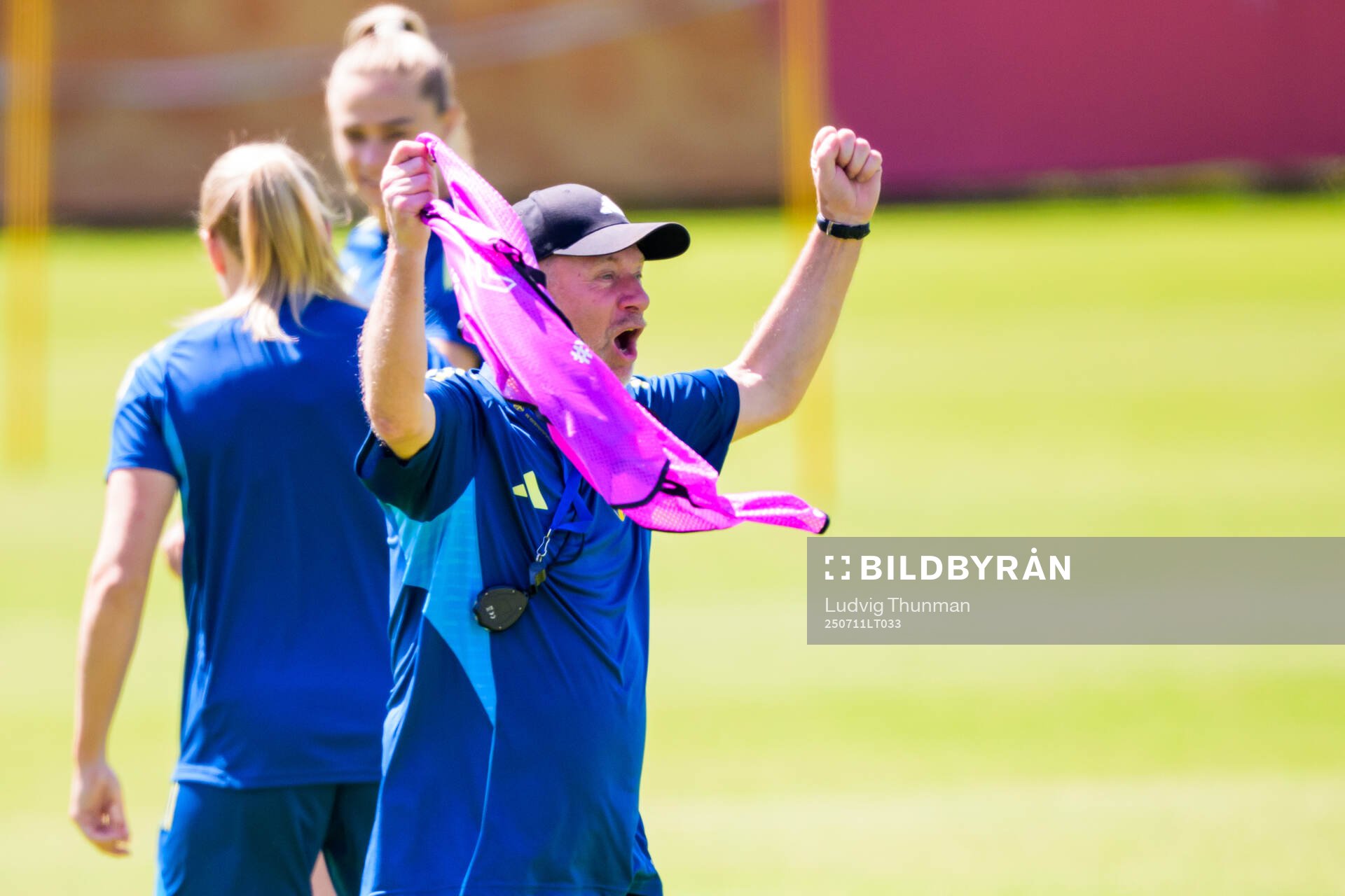Head coach Peter Gerhardsson of the Swedish women's