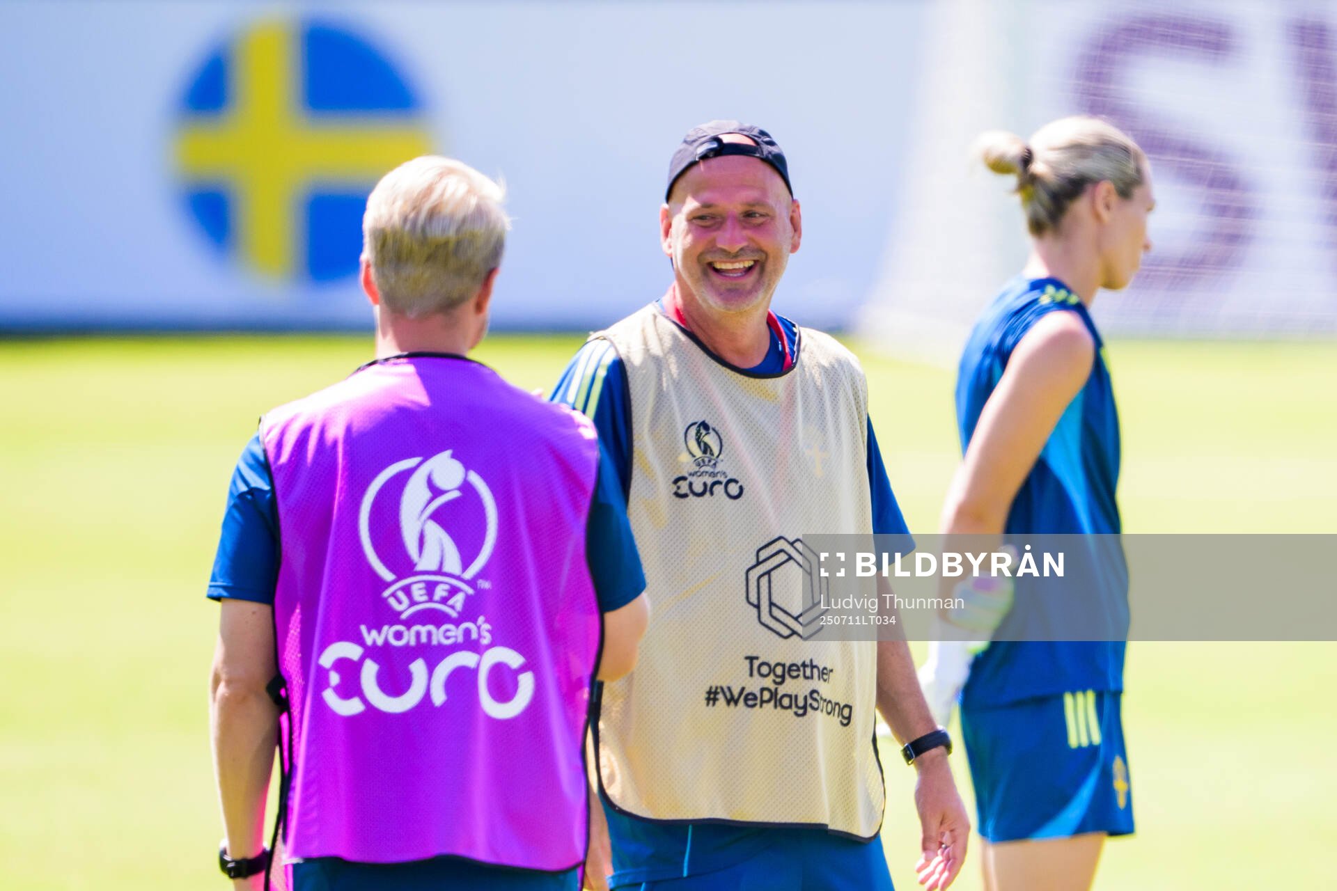 Assistant coach Magnus Wikman of the Swedish women's
